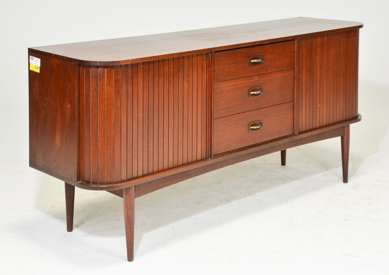 Mid Century Modern Tambour Door Sideboard - Austinsuite (1 of 4)