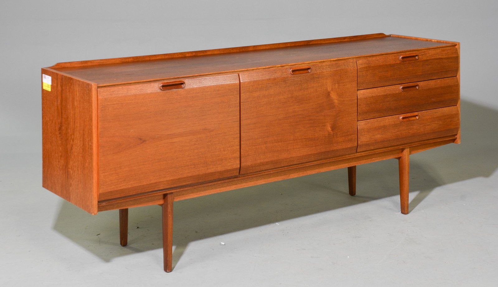 Mid Century Modern Teak Sideboard: Danish Modern Style Teak Sideboard - 30 in tall x 72 x 18