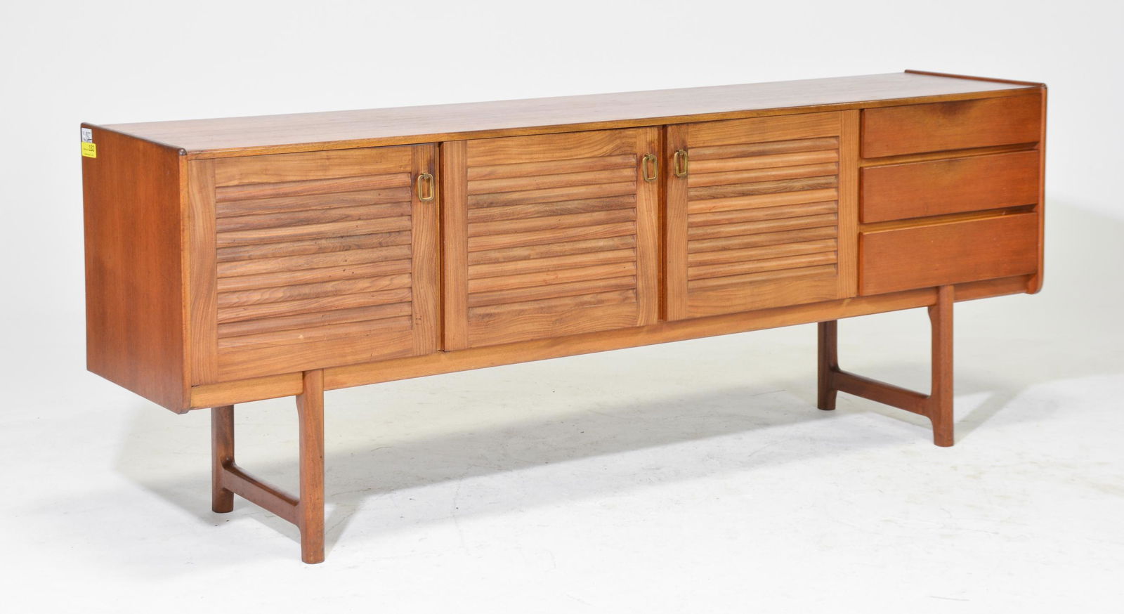 Mid Century Modern Louvered Door Sideboard - McIntosh (1 of 6)
