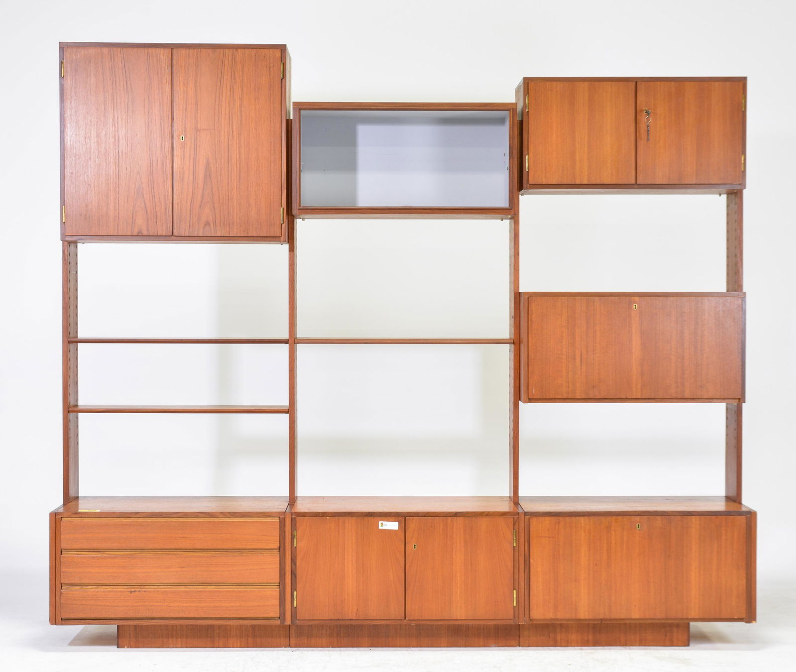 3 Bay Mid Century Modern Modular Wall Unit (1 of 6)