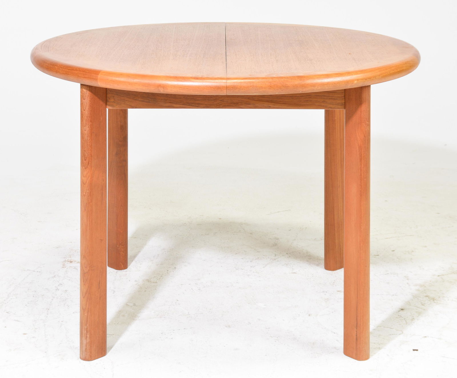 Mid Century Modern Round Table with Pop Up Leaf (1 of 2)