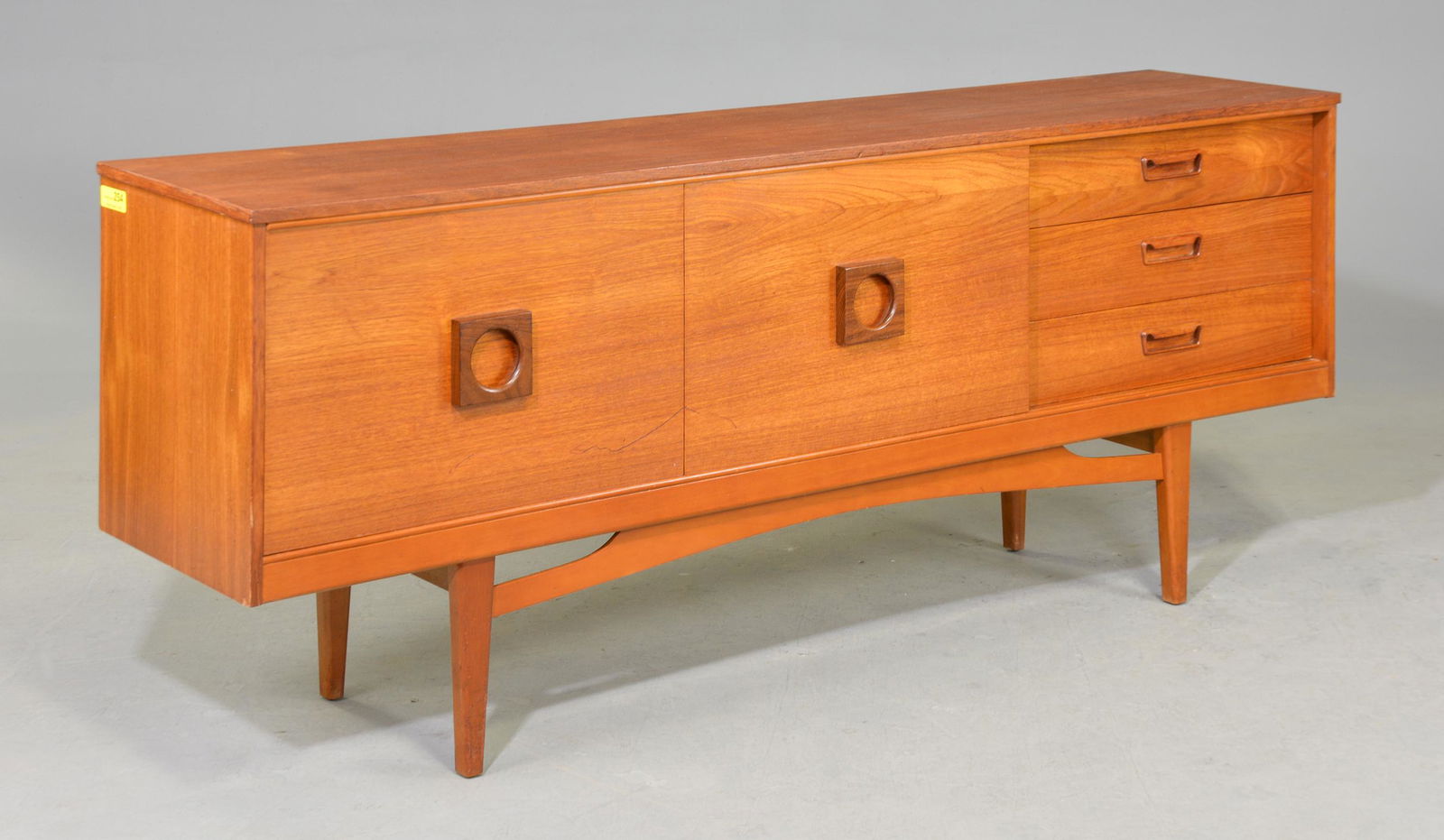 Teak Mid Century Modern Sideboard - Sliding Doors (1 of 6)