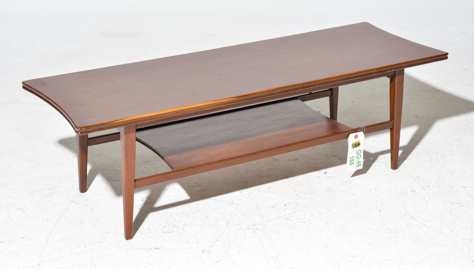 Mid Century Modern Coffee Table with Shelf (1 of 2)
