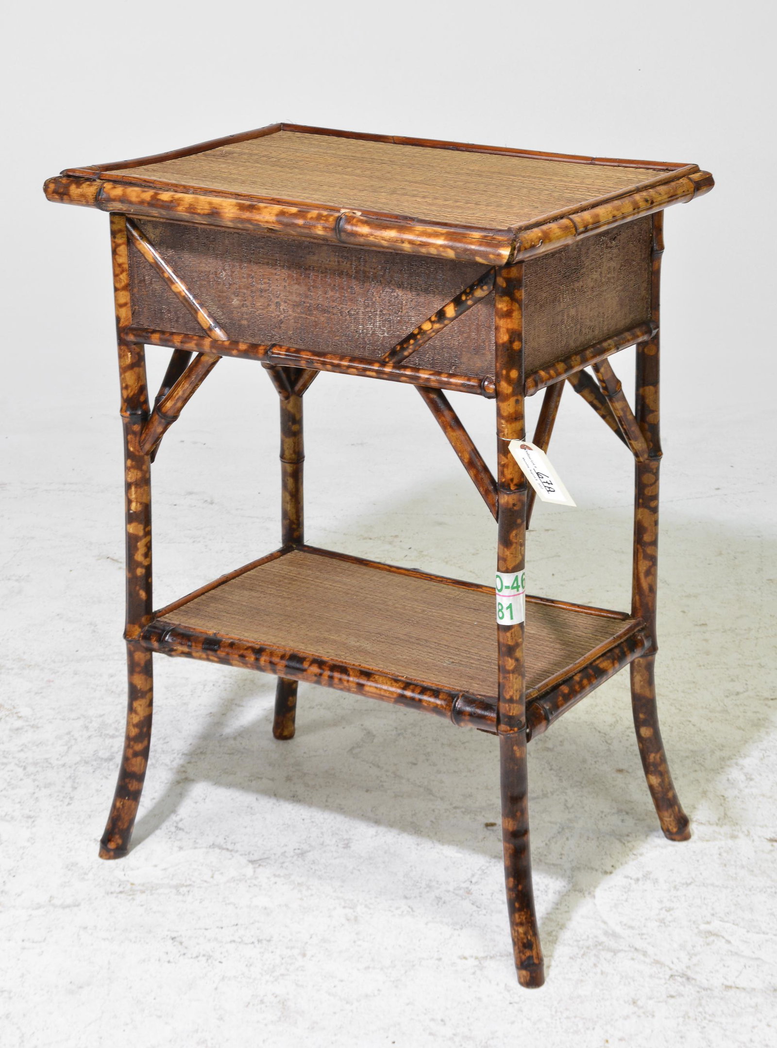 Bamboo Lift Top Sewing Table (1 of 3)