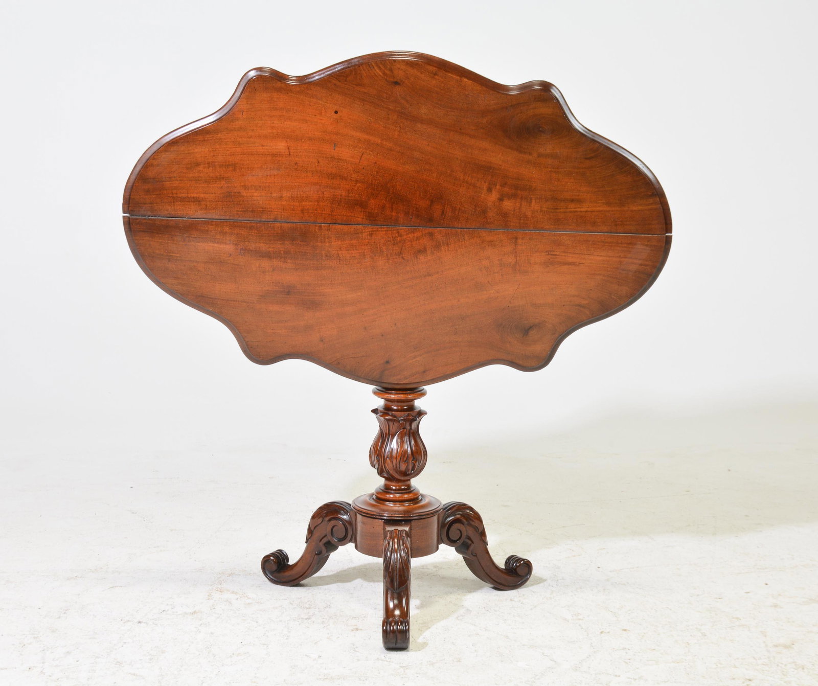 Louis Philippe Style Tilt Top Mahogany Table (1 of 3)