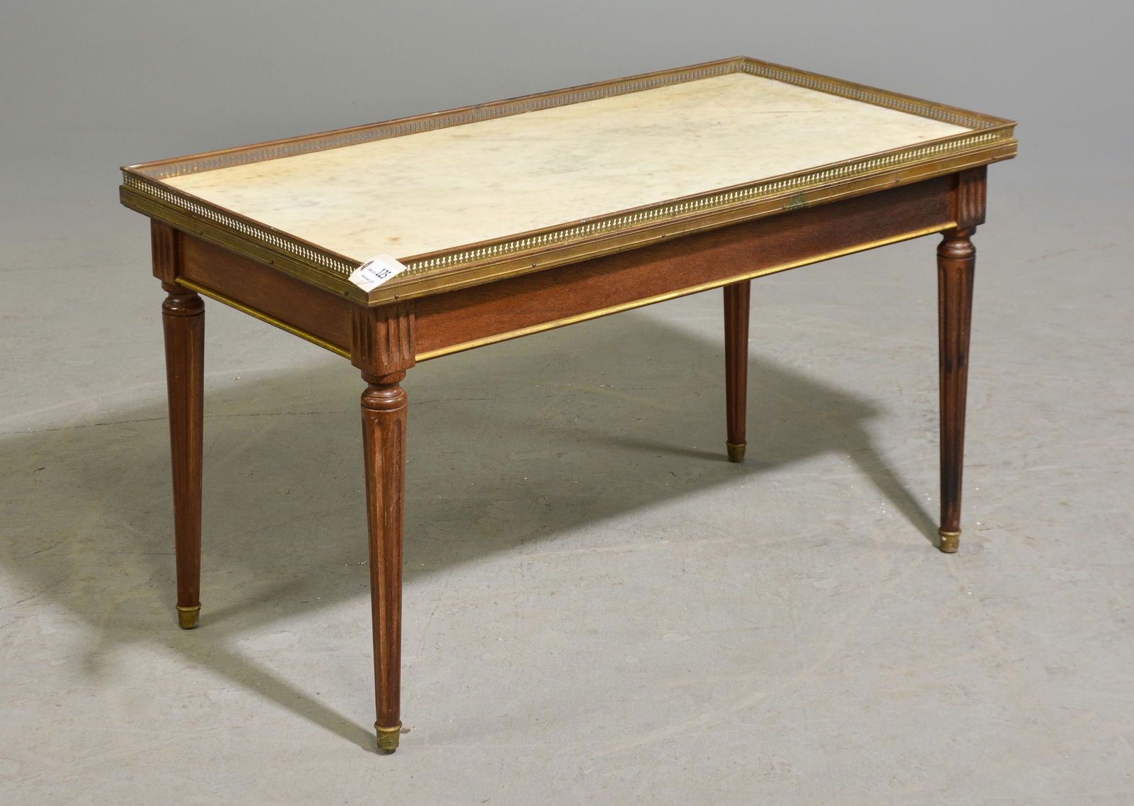 Louis XVI Style Marble Top Coffee Table (1 of 2)
