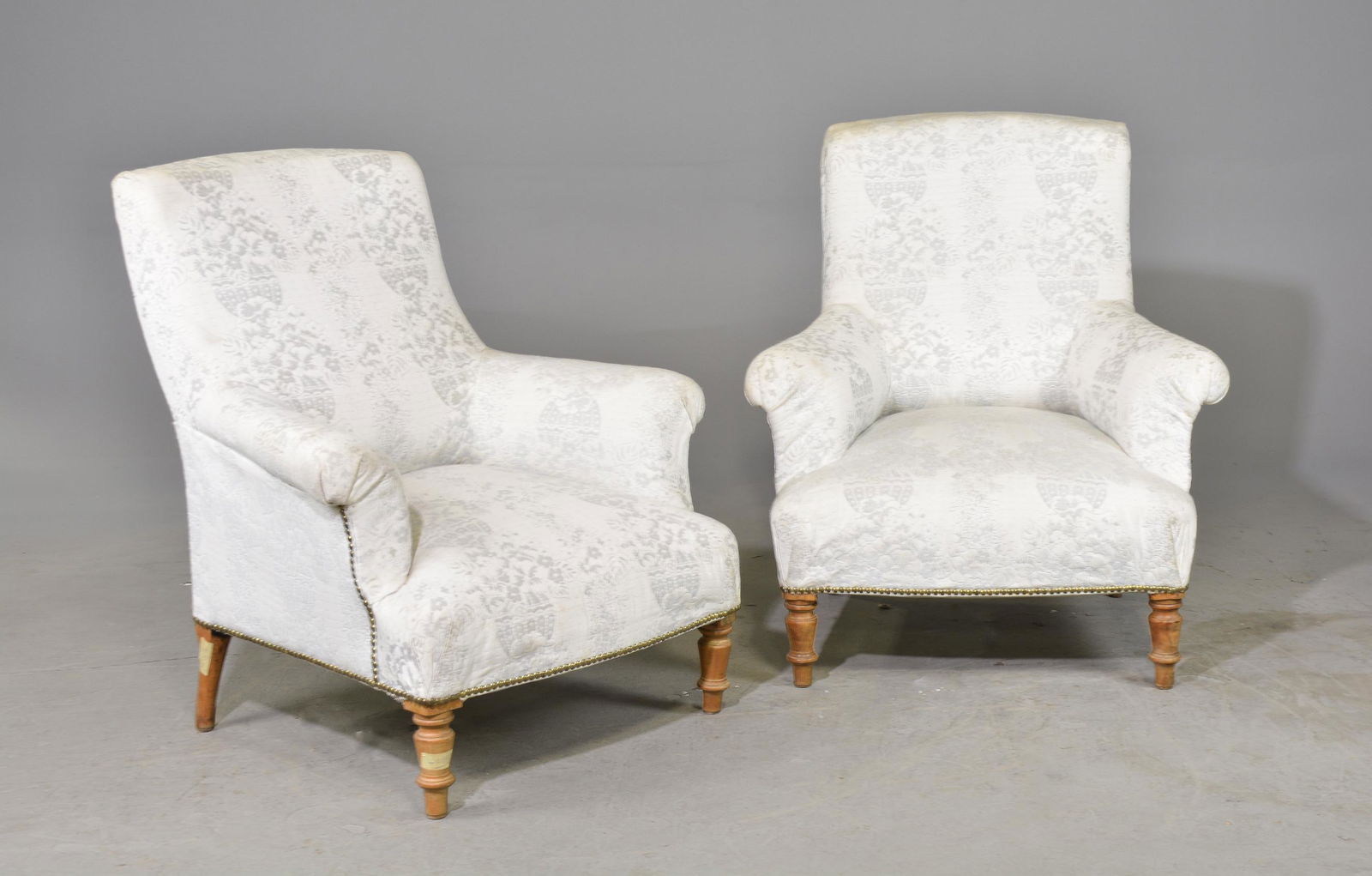 2 Napoleon III Style Upholstered Arm Chairs (1 of 4)