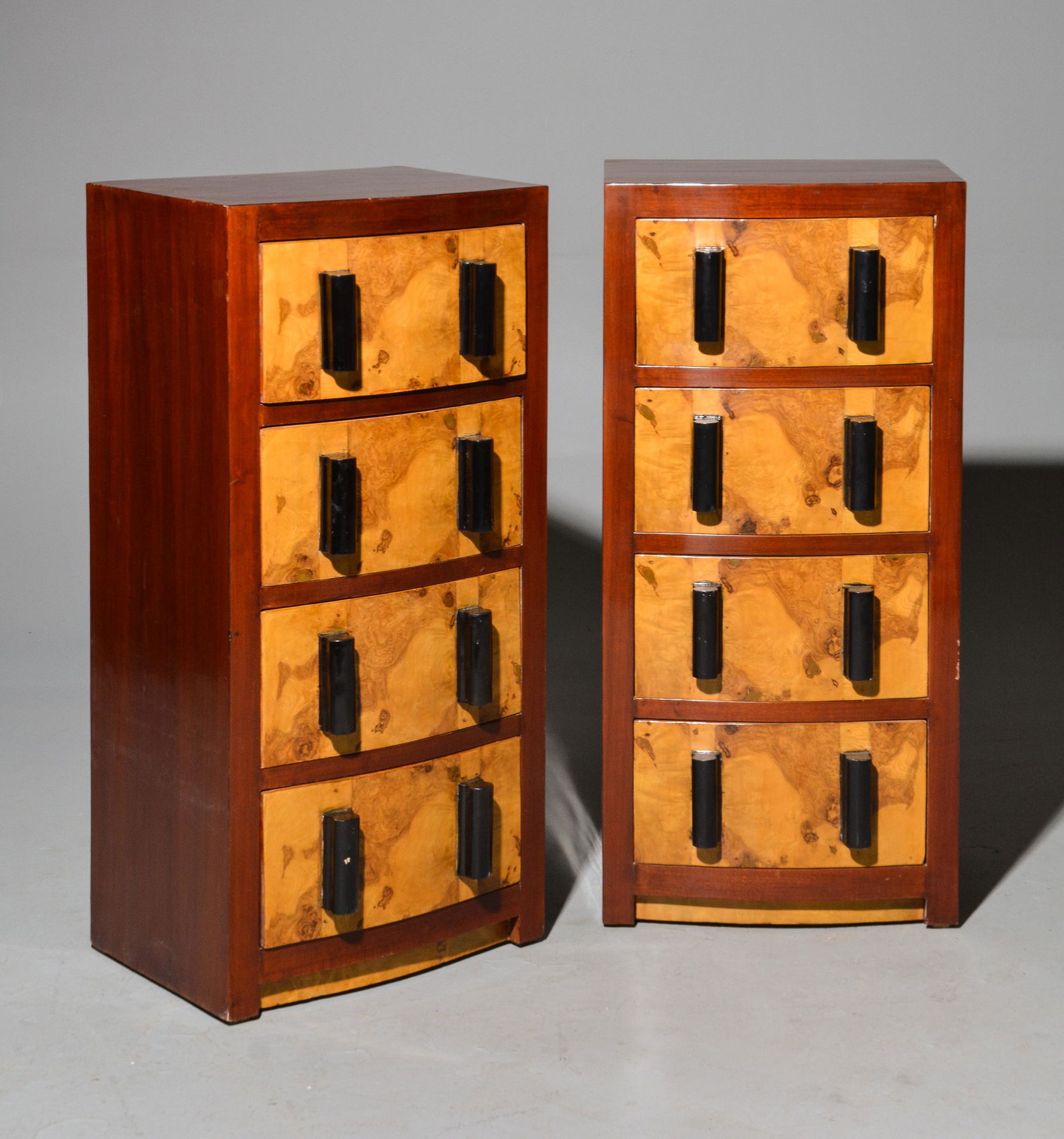 New Item, 2 Art Deco Style 4 Drawer Chests (1 of 5)