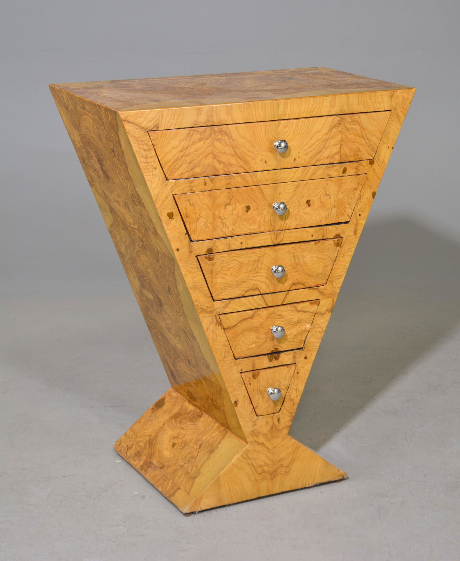 New Item, Burled Art Deco Style Chest (1 of 2)