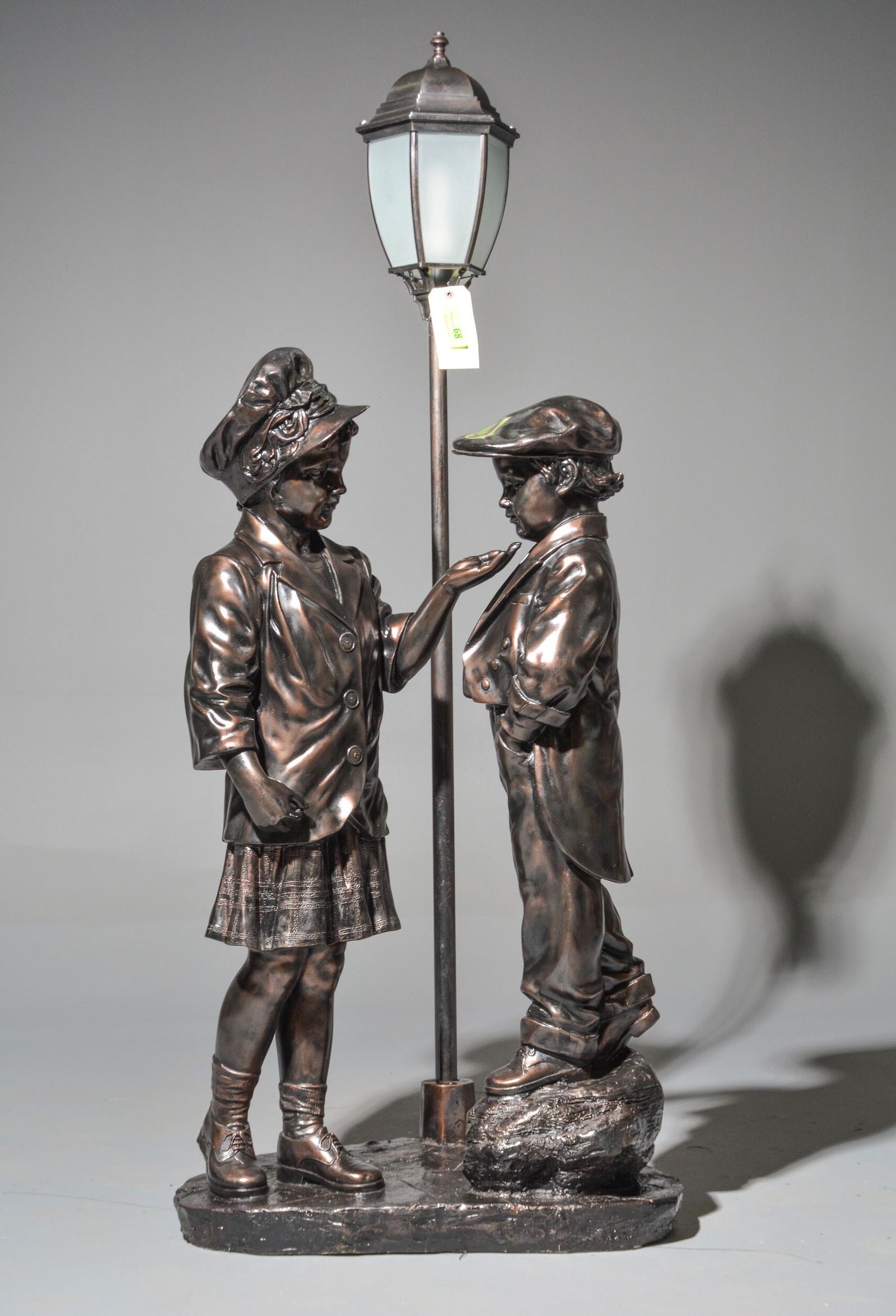 Double Figural Lamp Post (1 of 4)