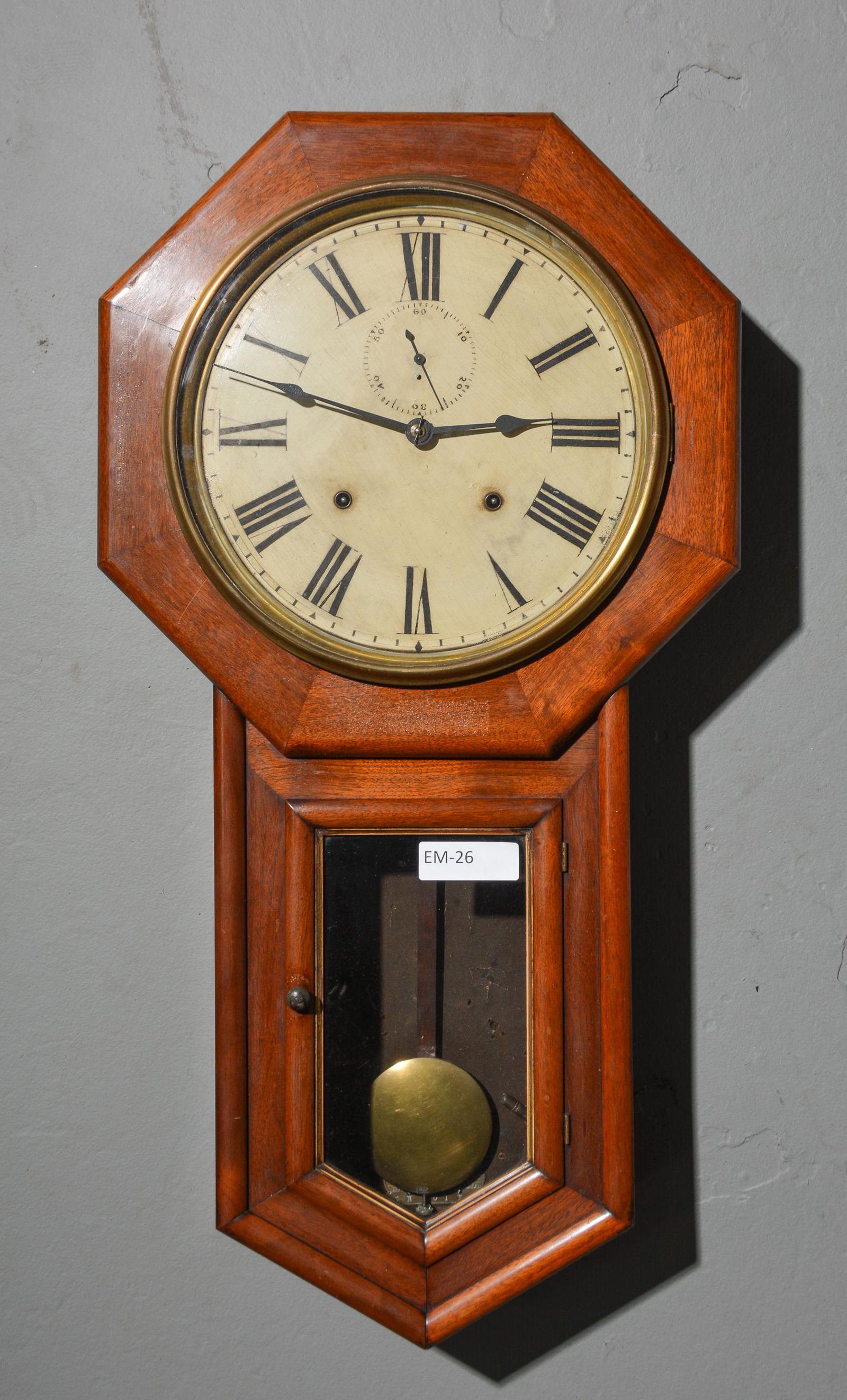 Seth Thomas "World" Mahogany Wall Clock (1 of 3)