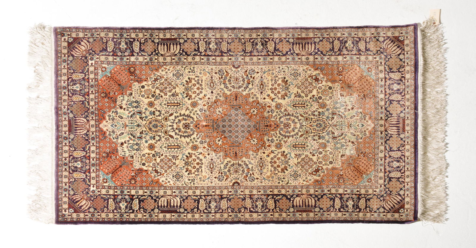 Hand Knotted Throw Rug - 5'3 x 3'1 (1 of 5)