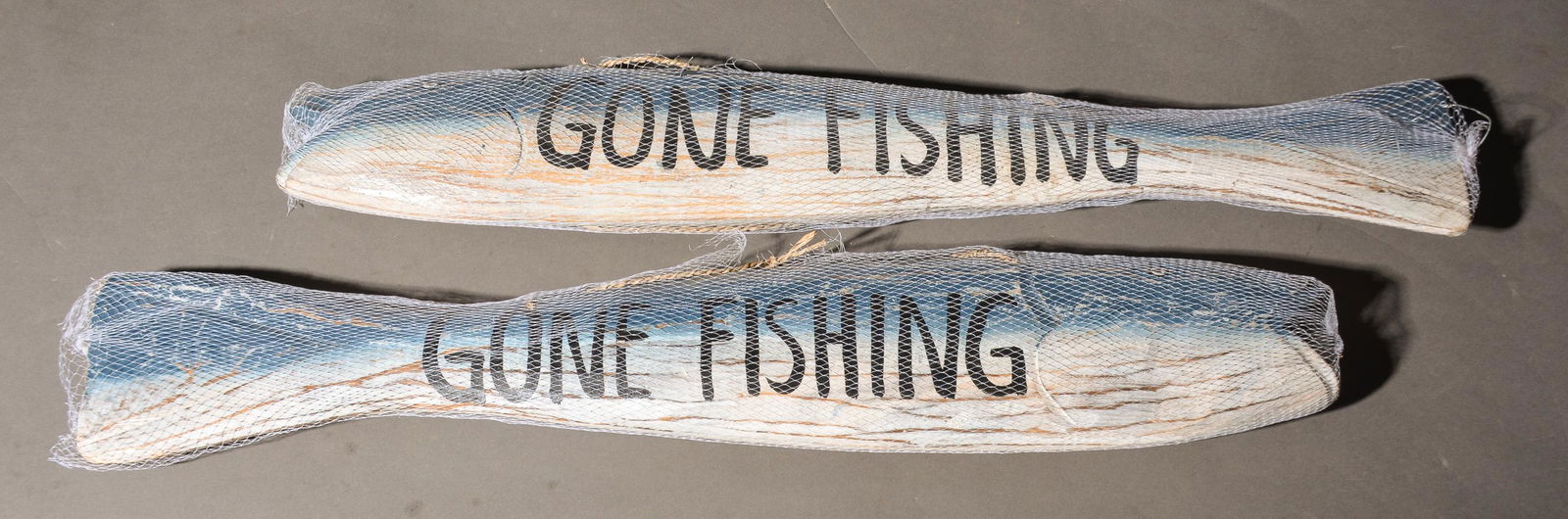 2 Wood Fish - Gone Fishing (1 of 2)