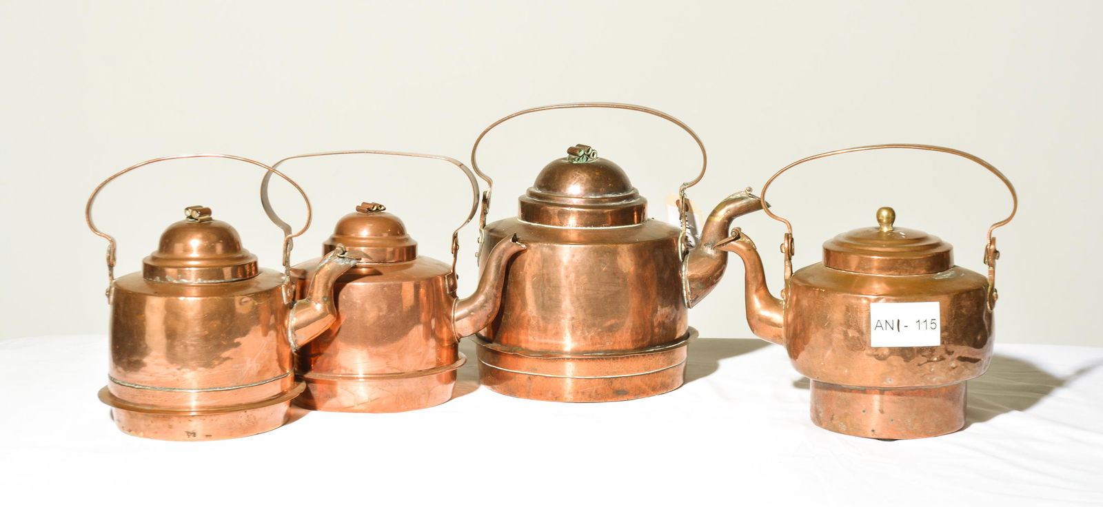 4 Copper Tea Kettles (1 of 4)