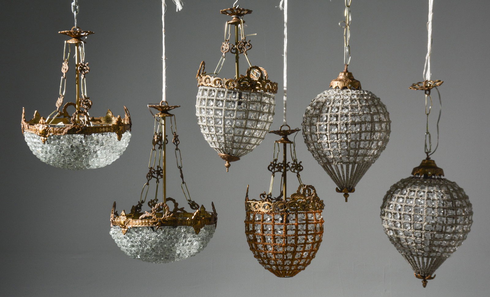 6 Assorted Empire Style Chandeliers (1 of 8)
