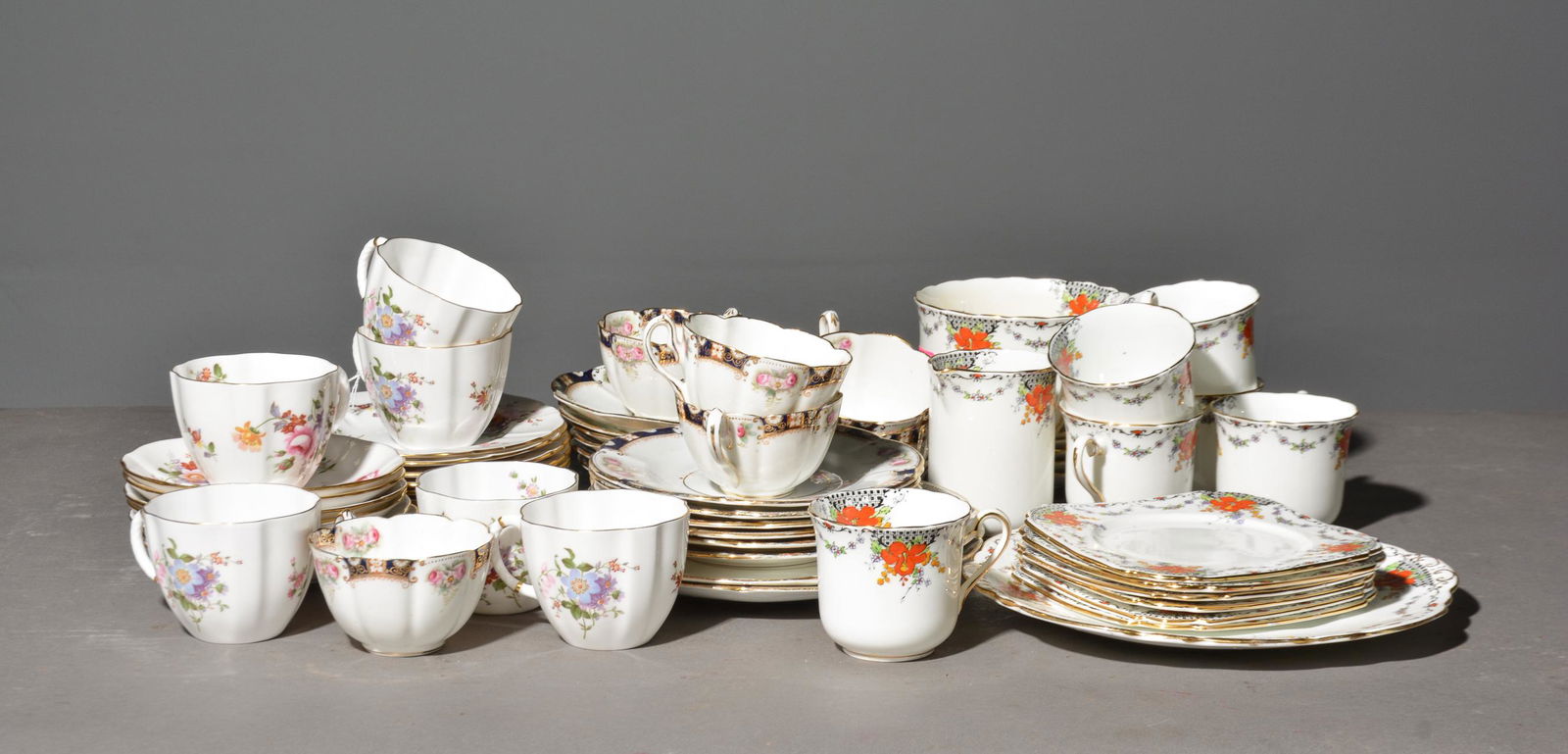 3 Assorted China / Tea Sets - 57 pieces (1 of 5)