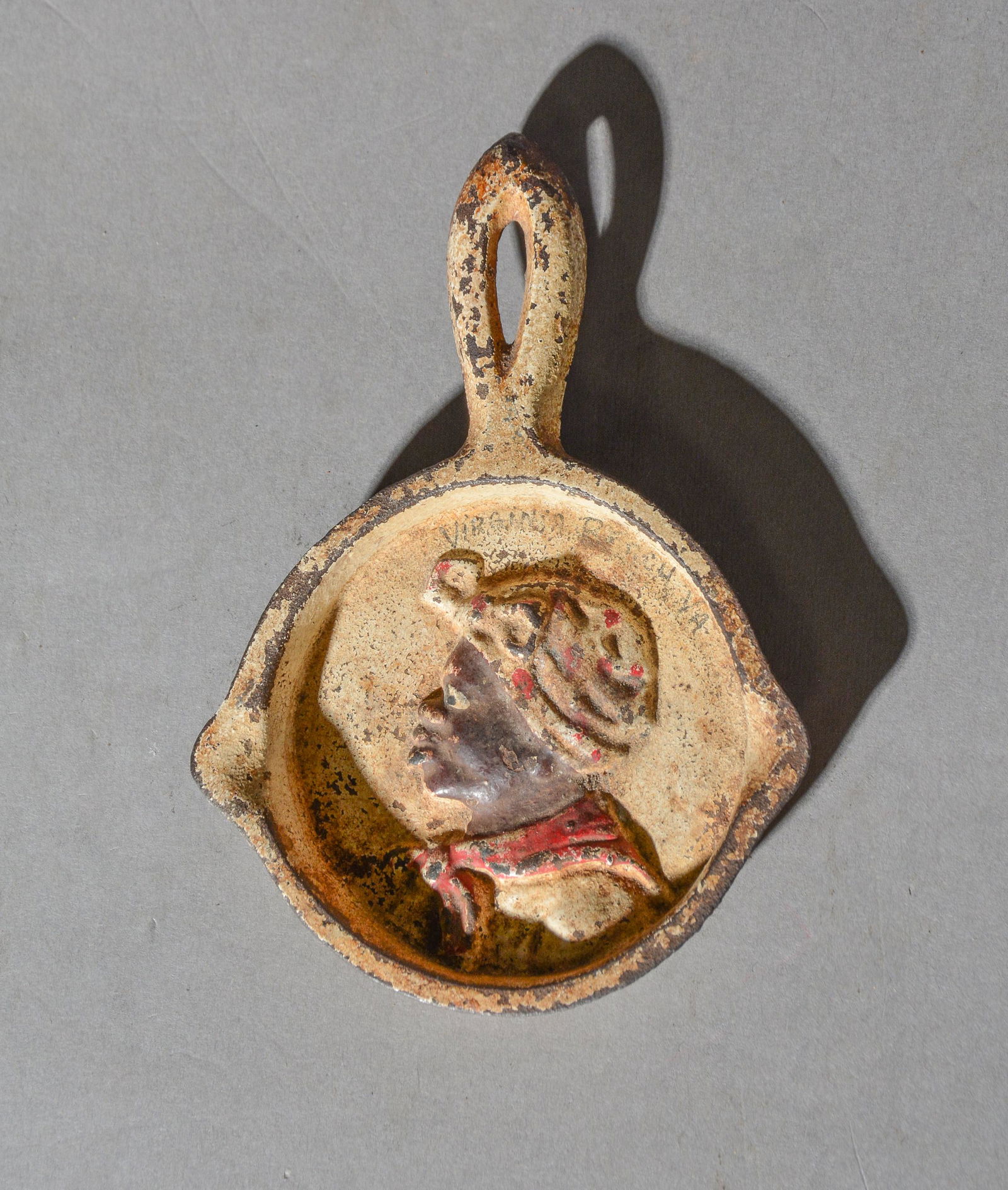 Mini Cast Iron "Skillet" - Signed John Wright (1 of 2)