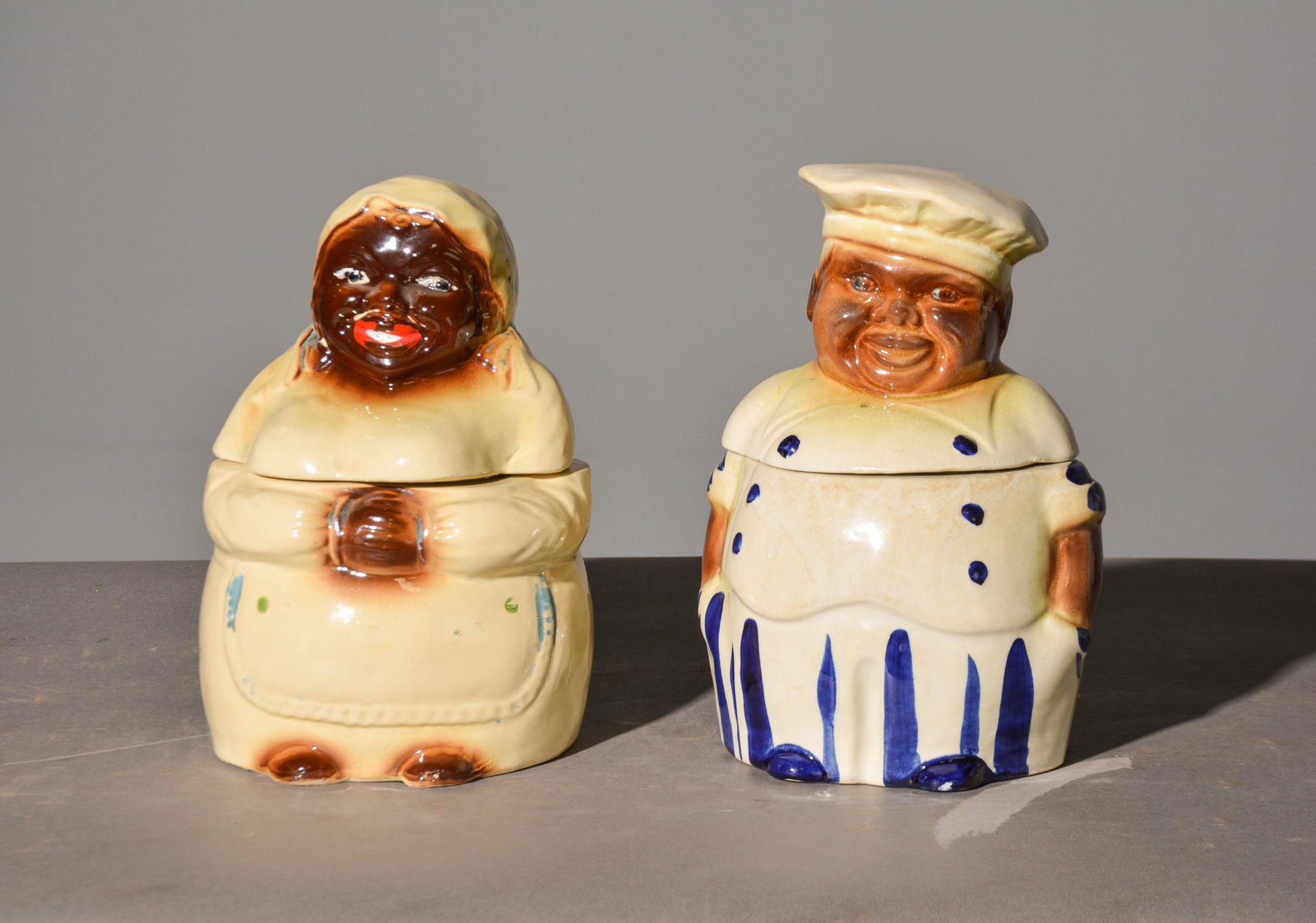 2 Pottery Cookie Jars (1 of 4)