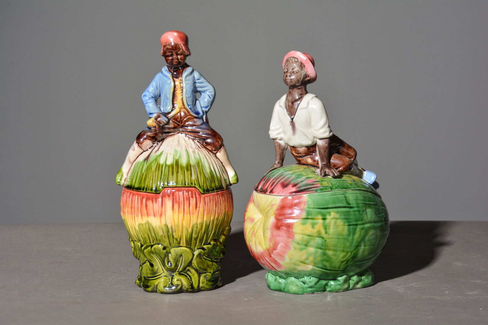 2 Figural Fruit Cookie Jars (1 of 3)