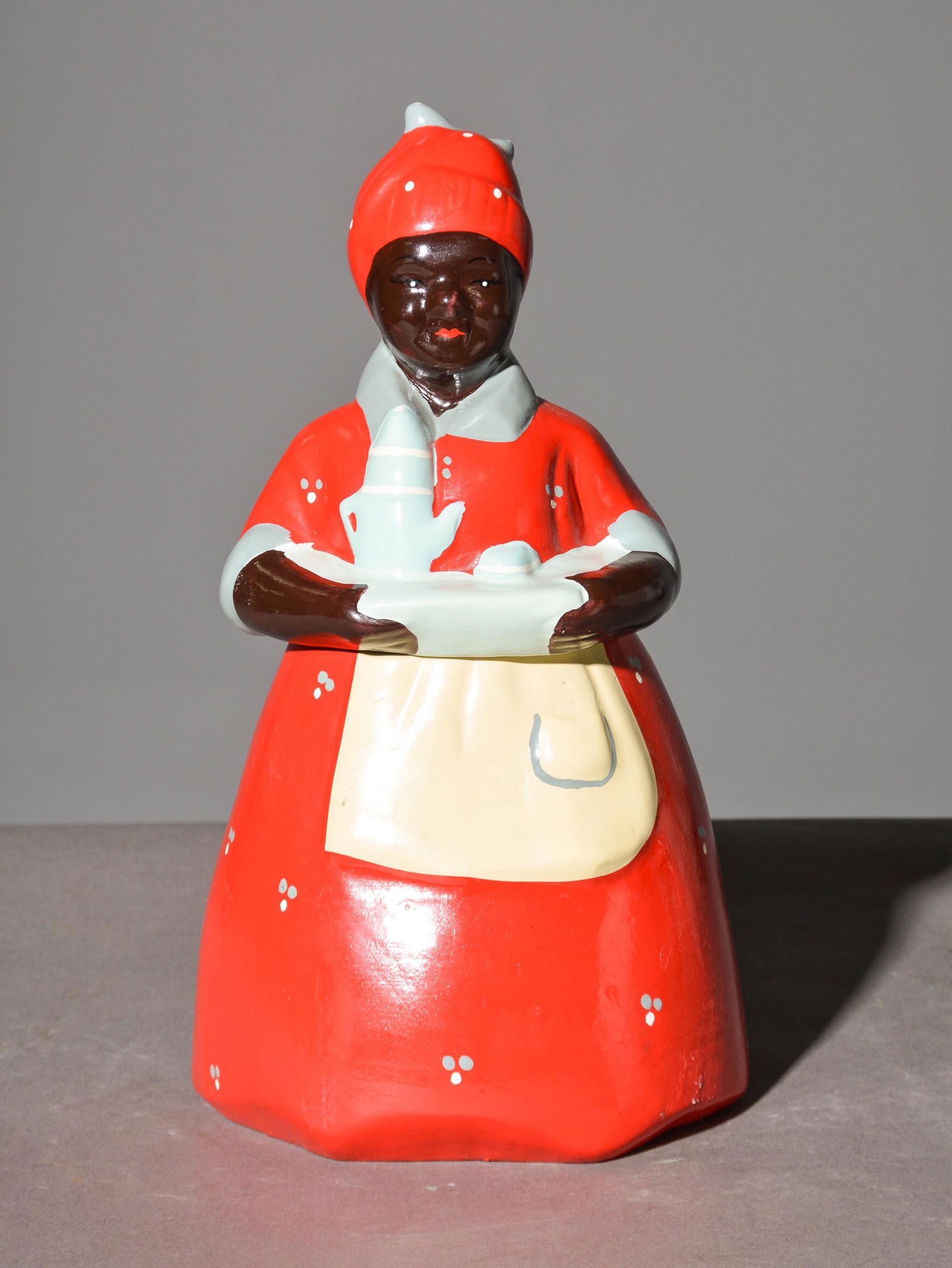 Hand Painted Pottery Cookie Jar (1 of 4)