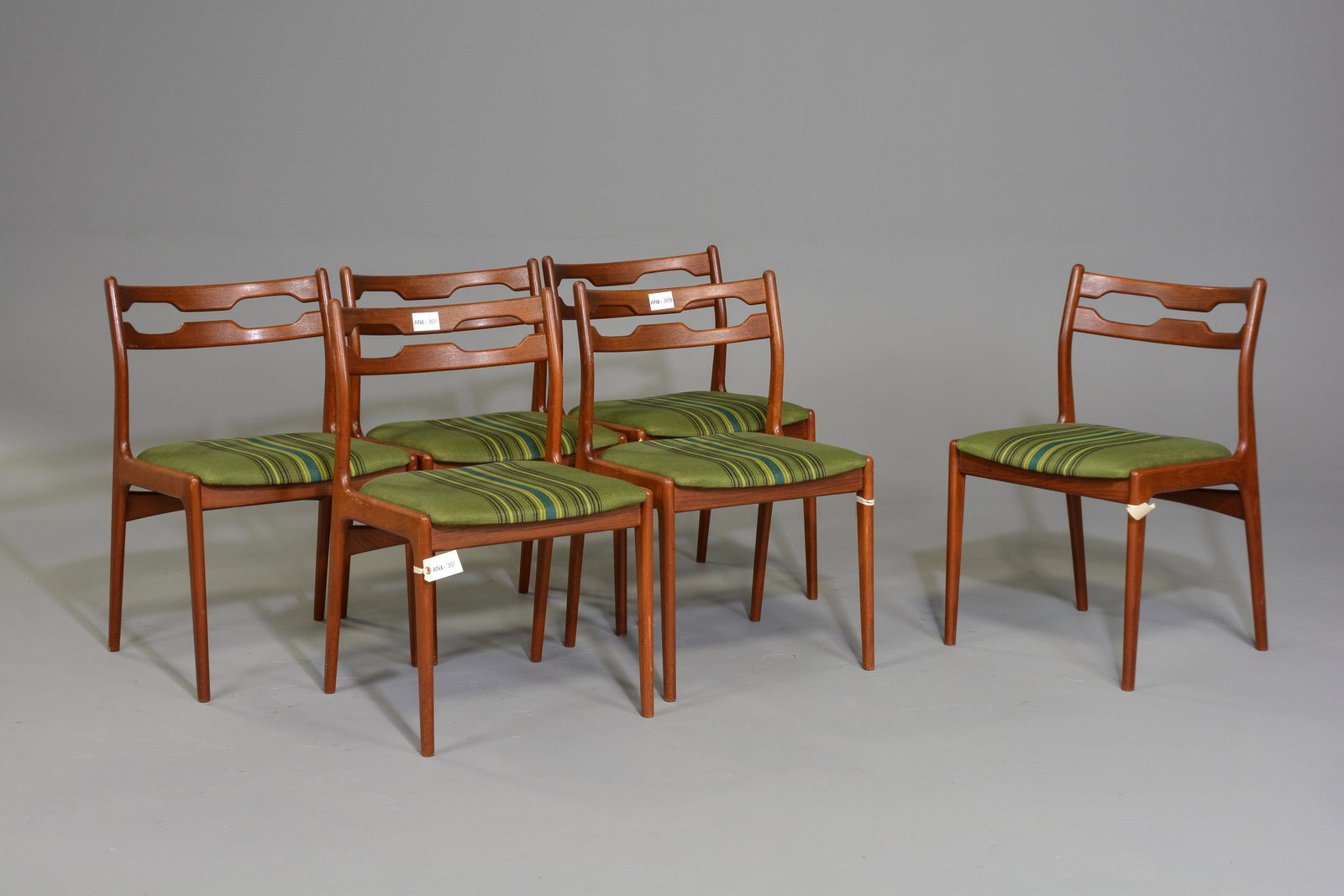 6 Danish Mid Century Dining Chairs (1 of 3)