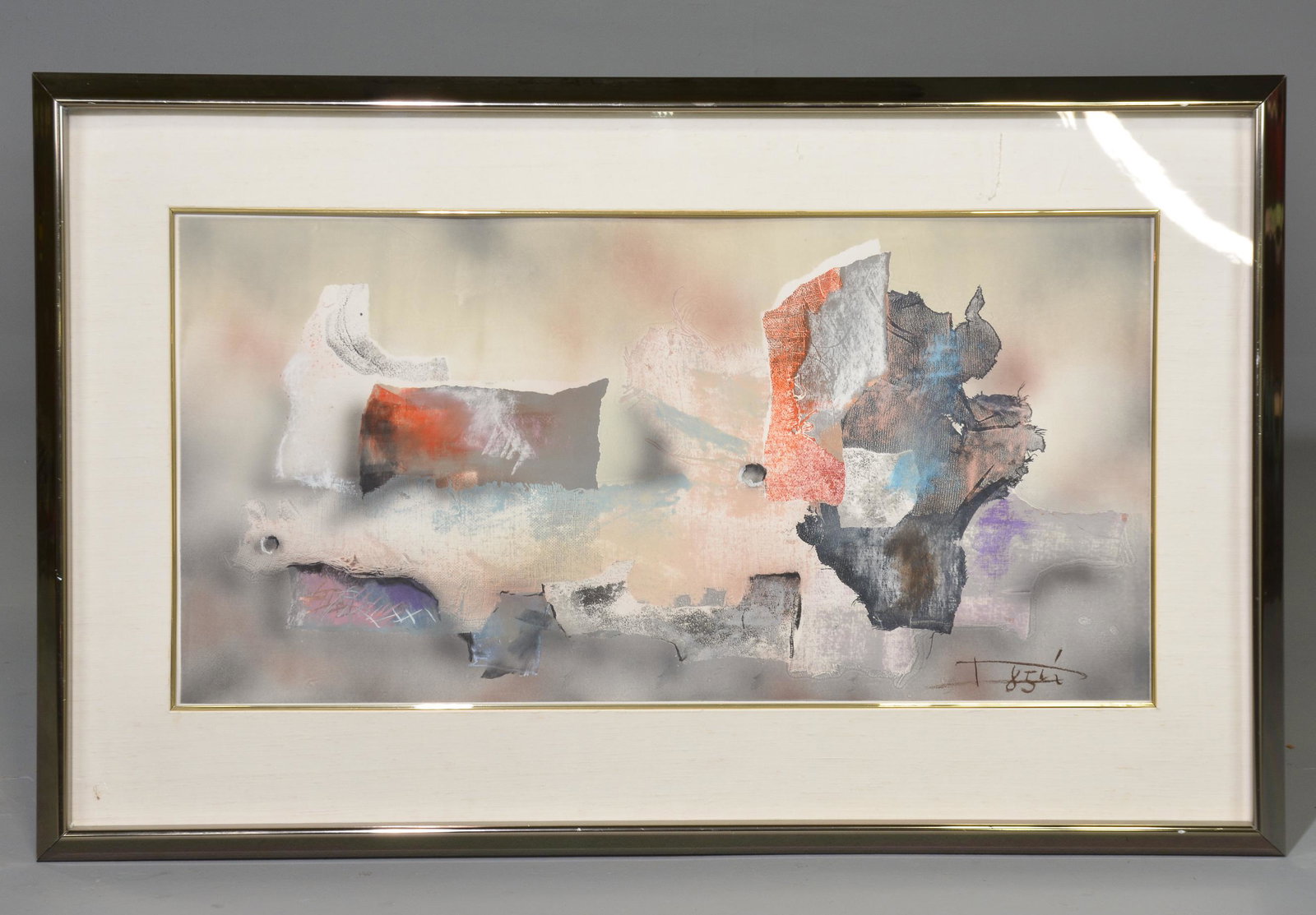 Dus Laszlo "Szinpad" Framed Mixed Media on Paper (1 of 4)