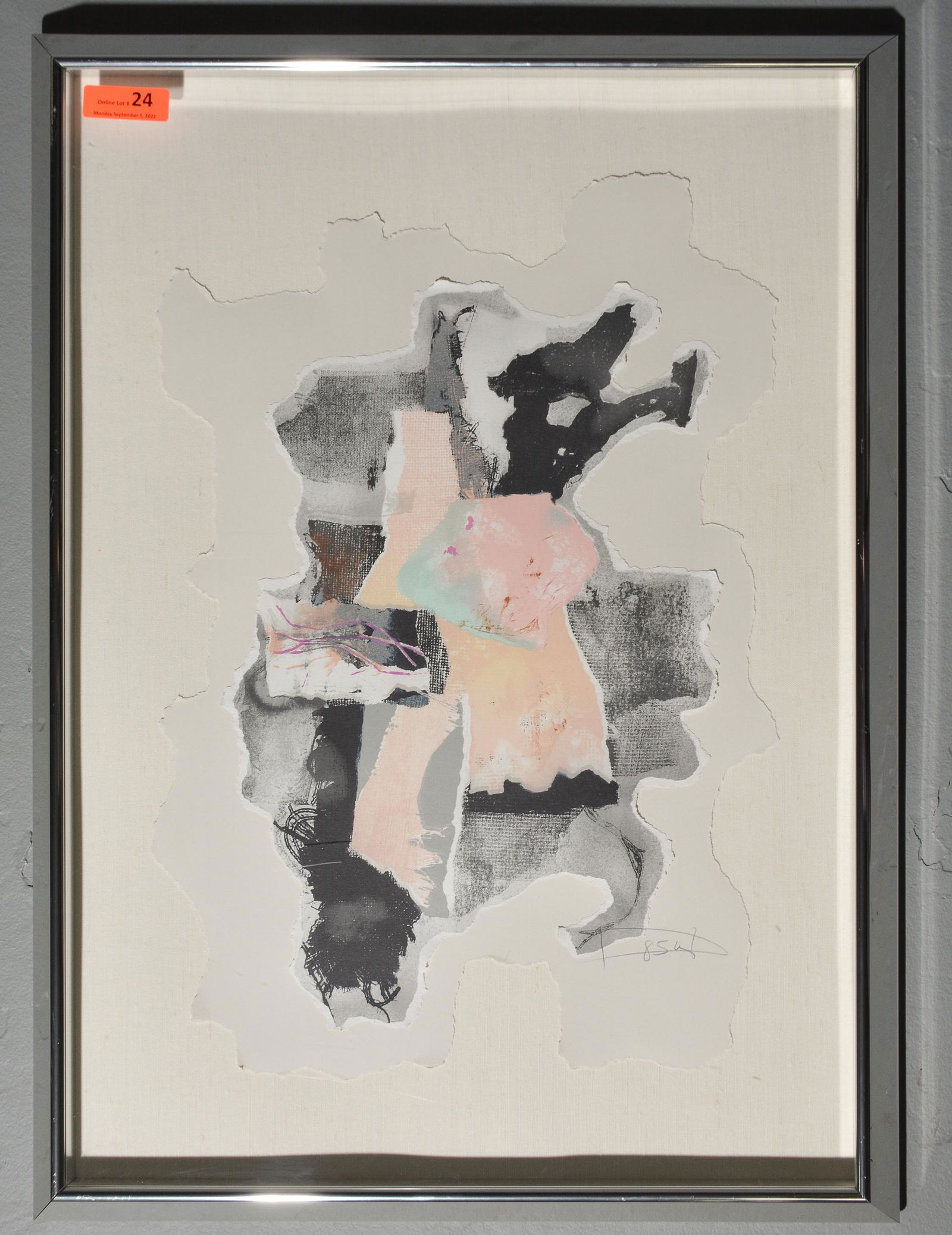 Dus Laszlo "Arc III" Framed Mixed Media on Paper (1 of 4)