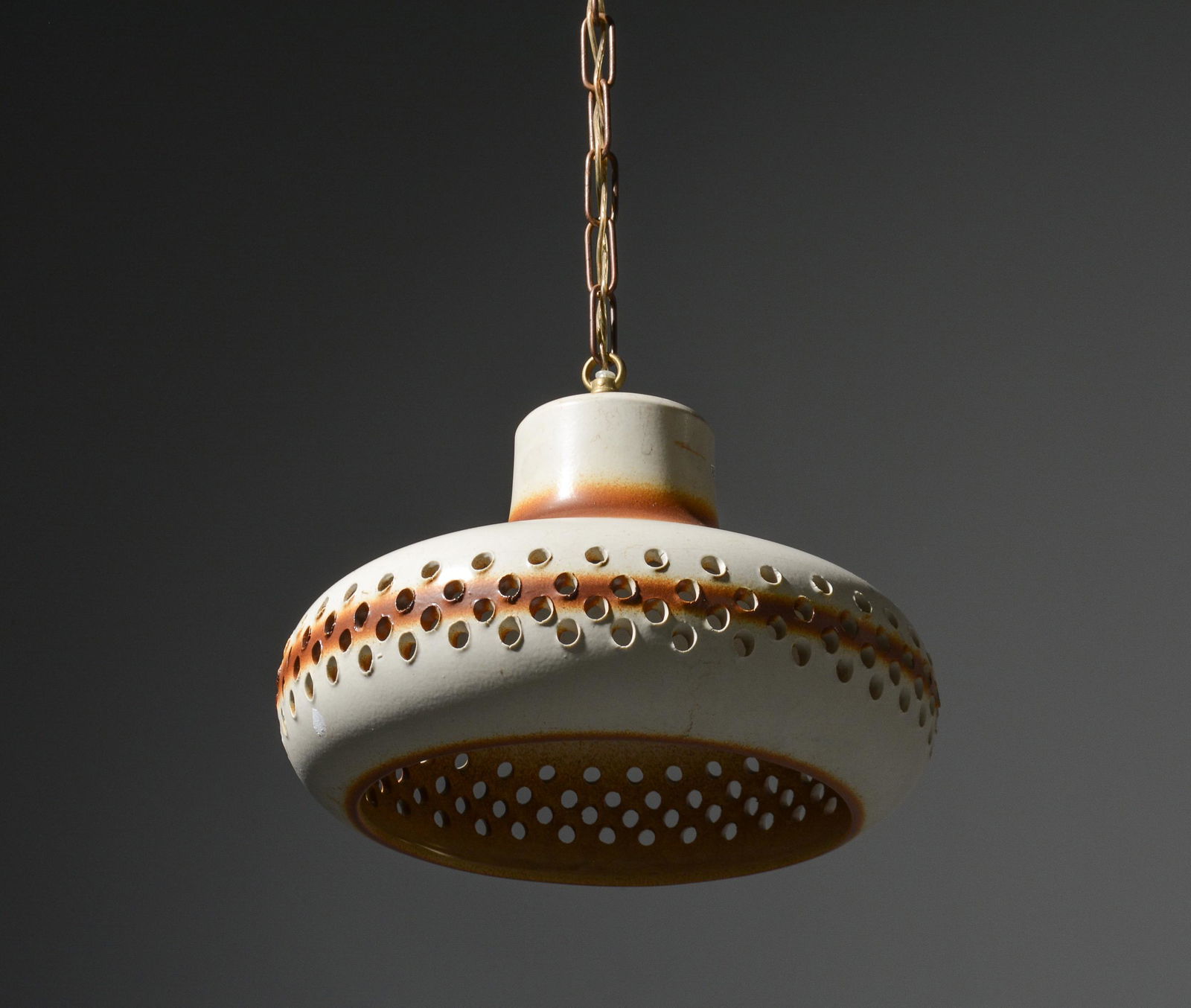 Danish Pottery Pendant Light Chandelier (1 of 3)