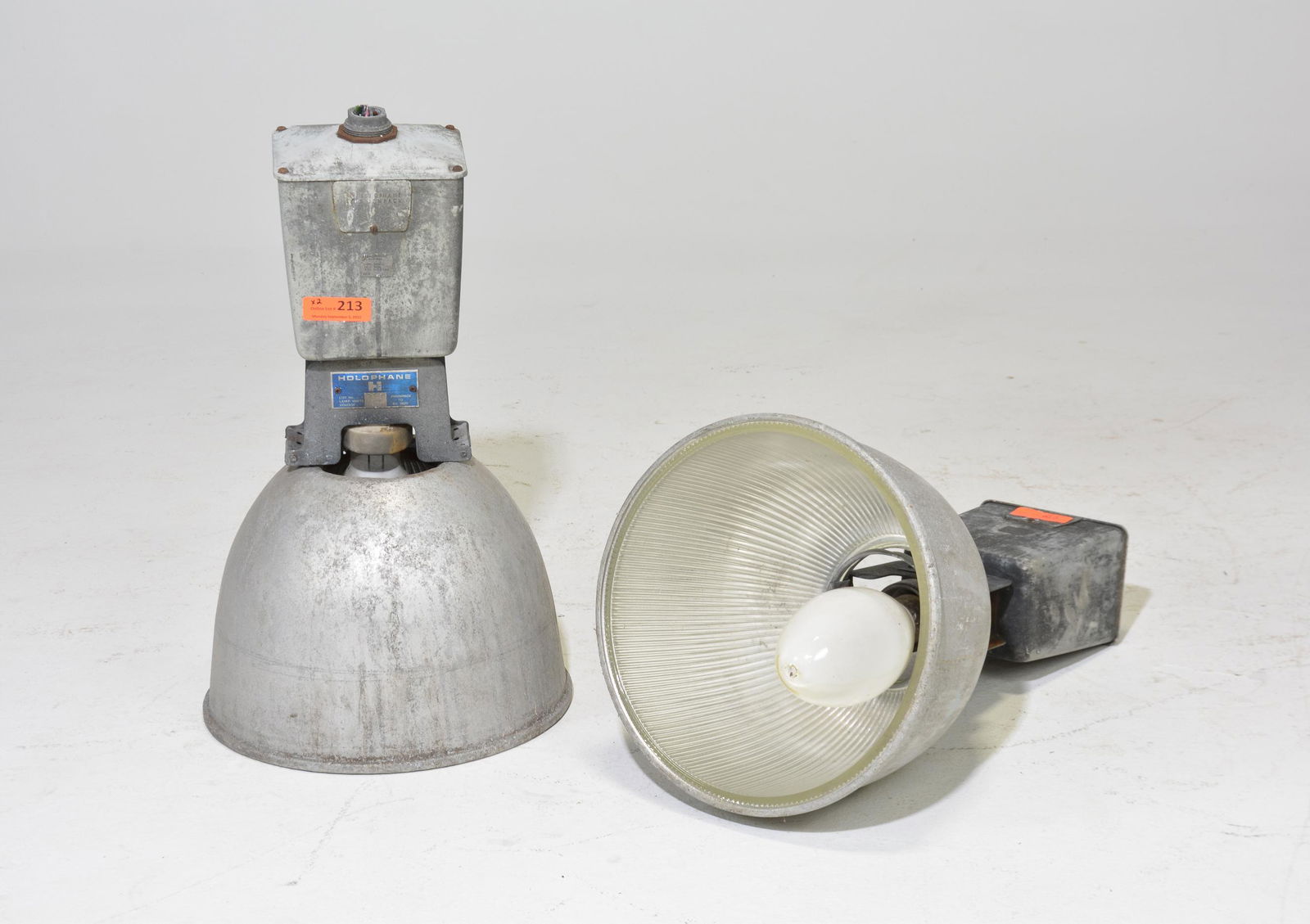 2 Industrial Ceiling Lights - Holophane (1 of 3)