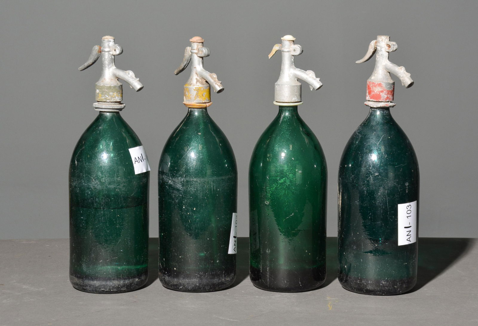 4 Vintage Seltzer Bottles (1 of 3)