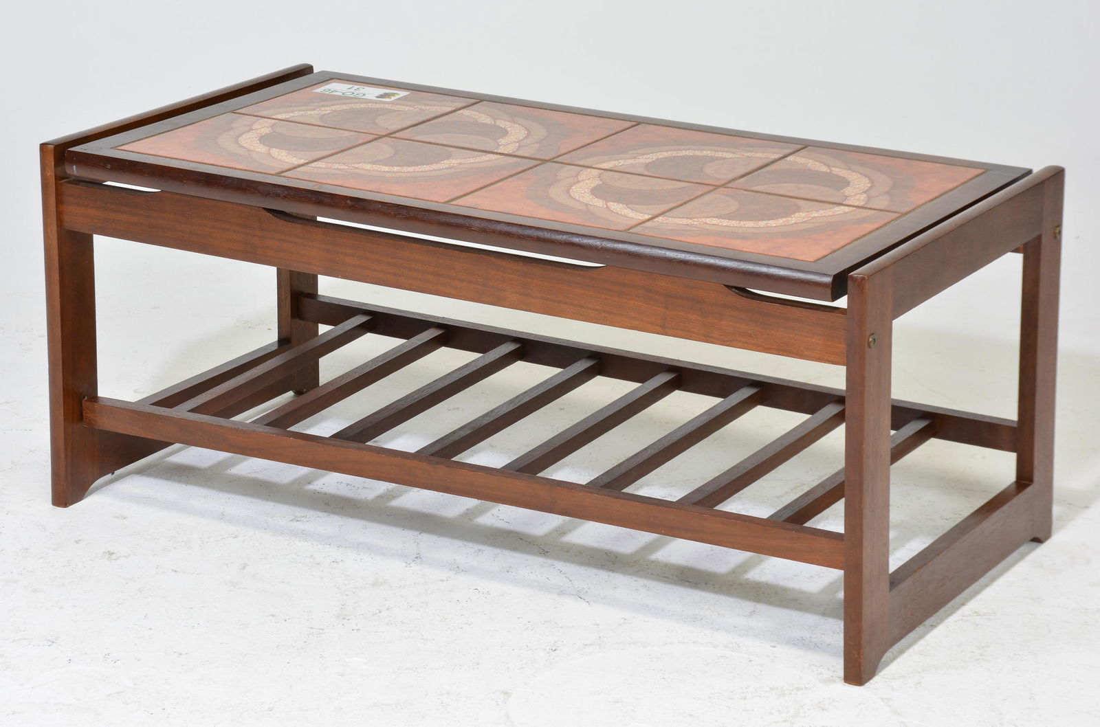 Mid Century Modern Tile Top Coffee Table (1 of 2)