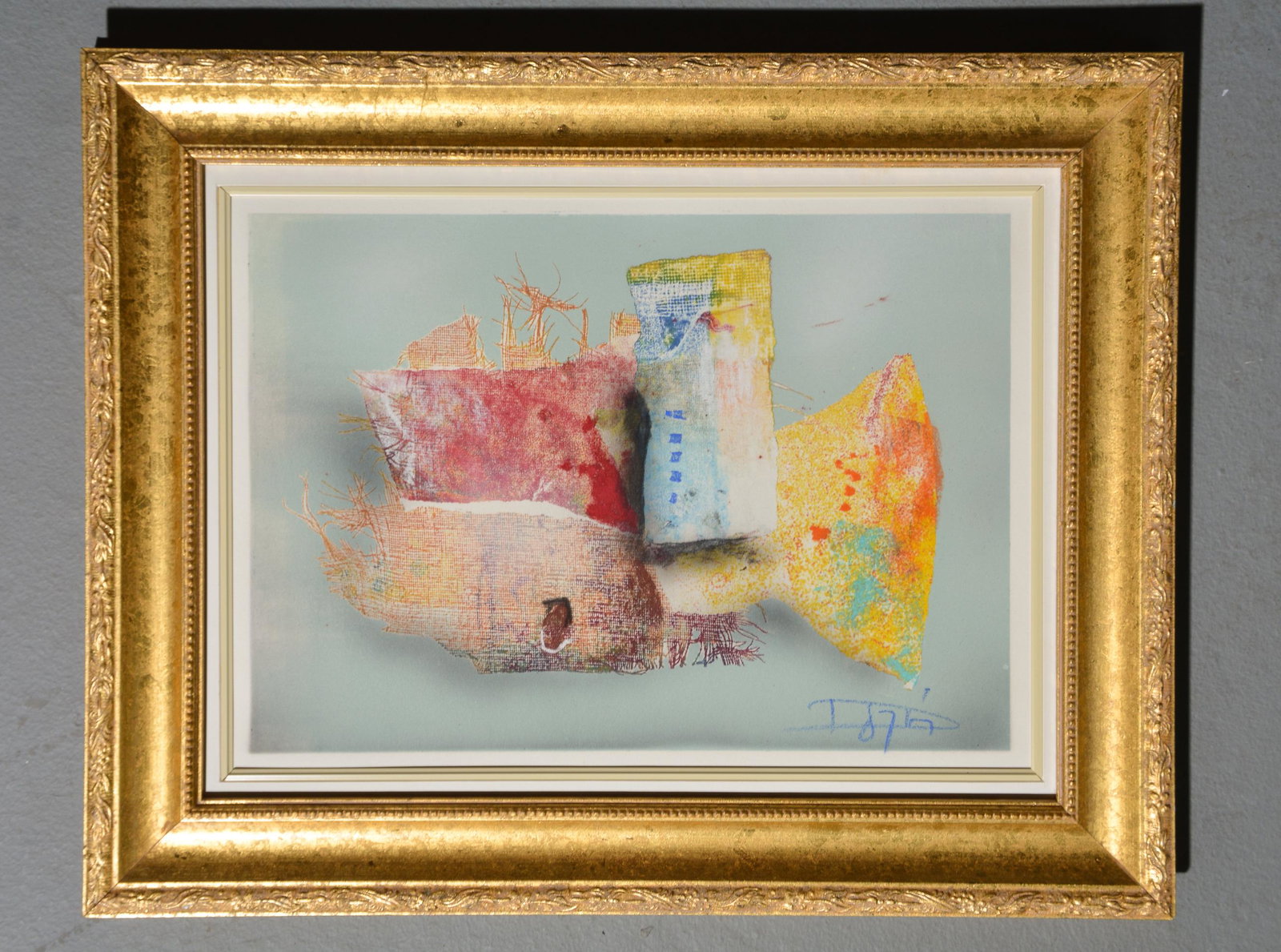 "Nyar '87 XXXVIII" Mixed Media Monotype Painting (1 of 4)