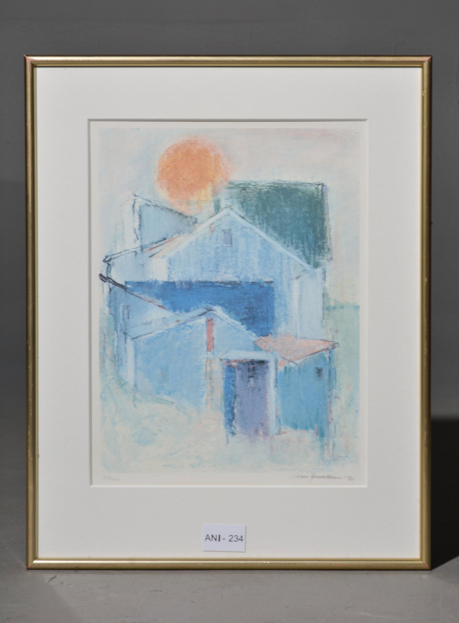 Framed Art - Houses - Signed & Numbered (1 of 4)