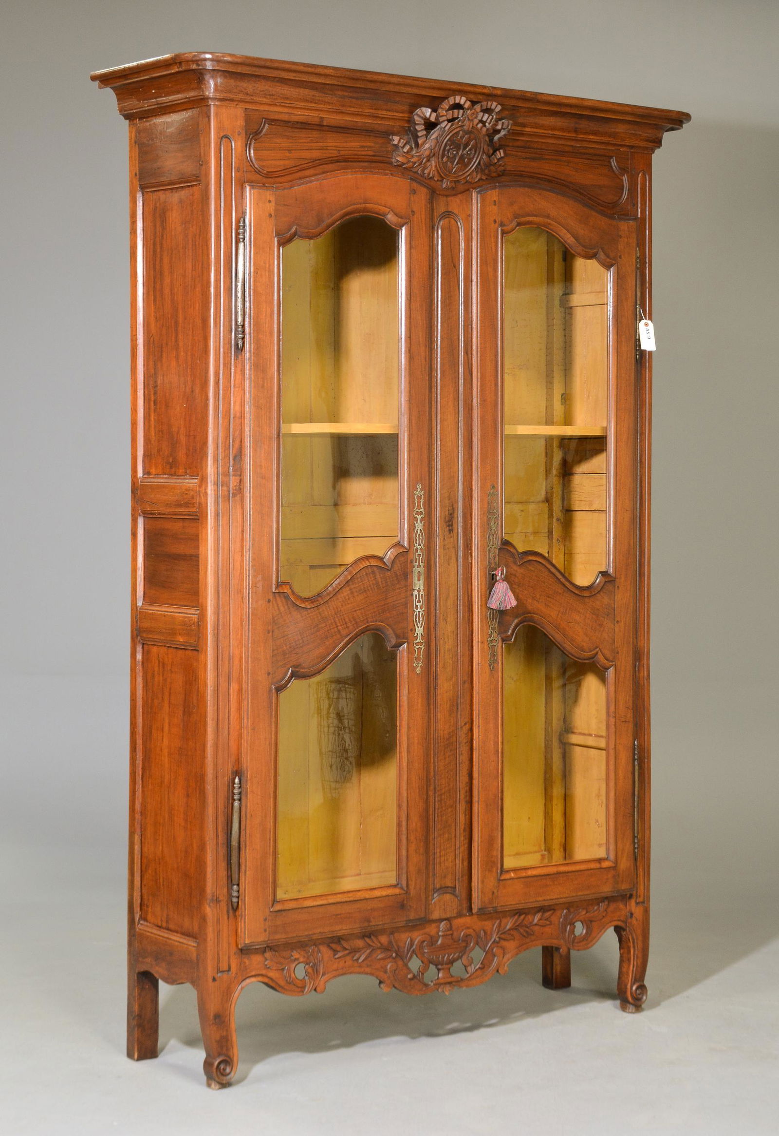 French Normandy Oak Double Door Bookcase / Cupboard (1 of 7)