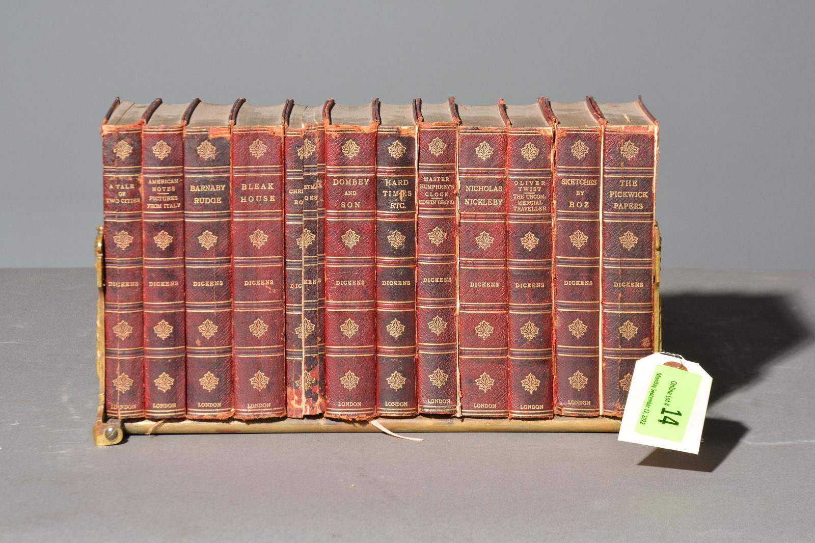 12vol. Assorted Charles Dickens Novels in Rack (1 of 11)