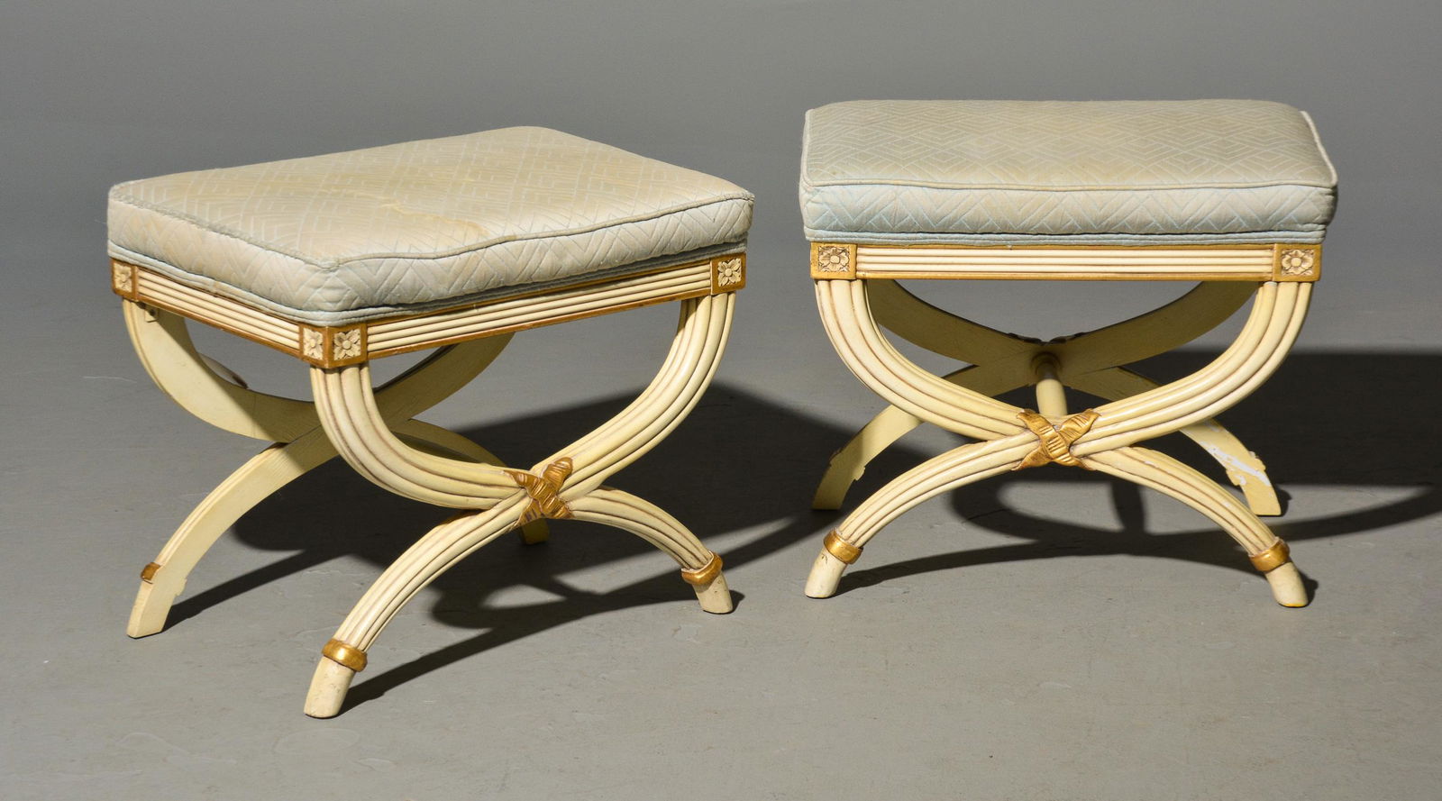 2 Regency French Style Painted Benches (1 of 4)