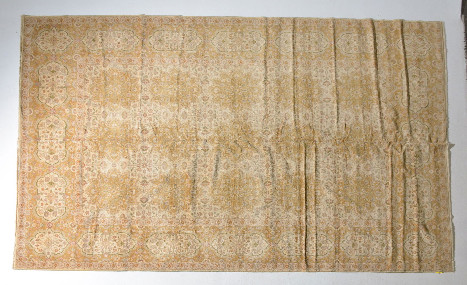 Hand Knotted Turkish Oushak Rug - 12'7 x 9'4 (1 of 3)