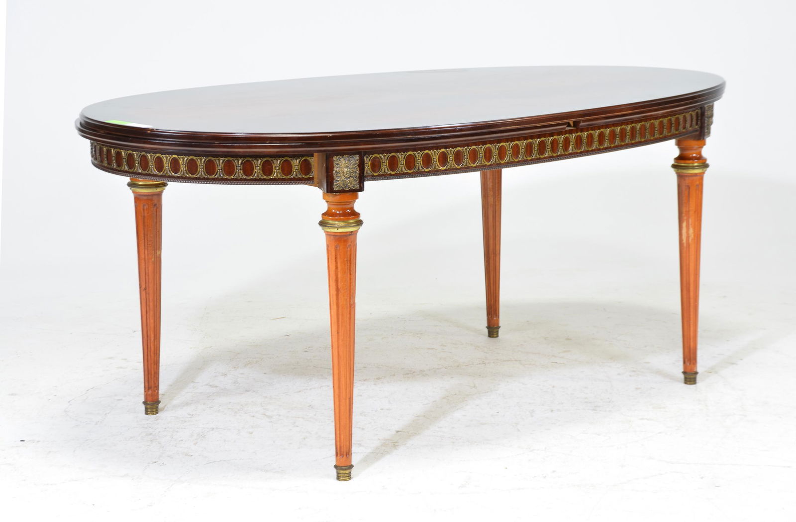 Louis XVI Style Mahogany Oval Table (1 of 5)