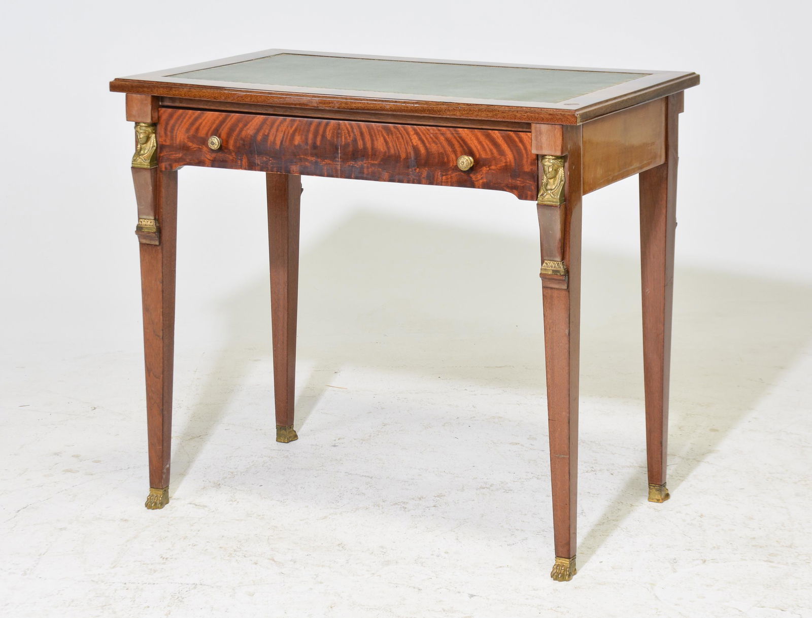 Empire Style Single Drawer Writing Table (1 of 5)