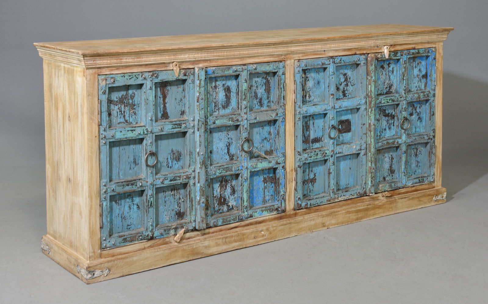 Heavy Painted 4 Door Sideboard (1 of 6)