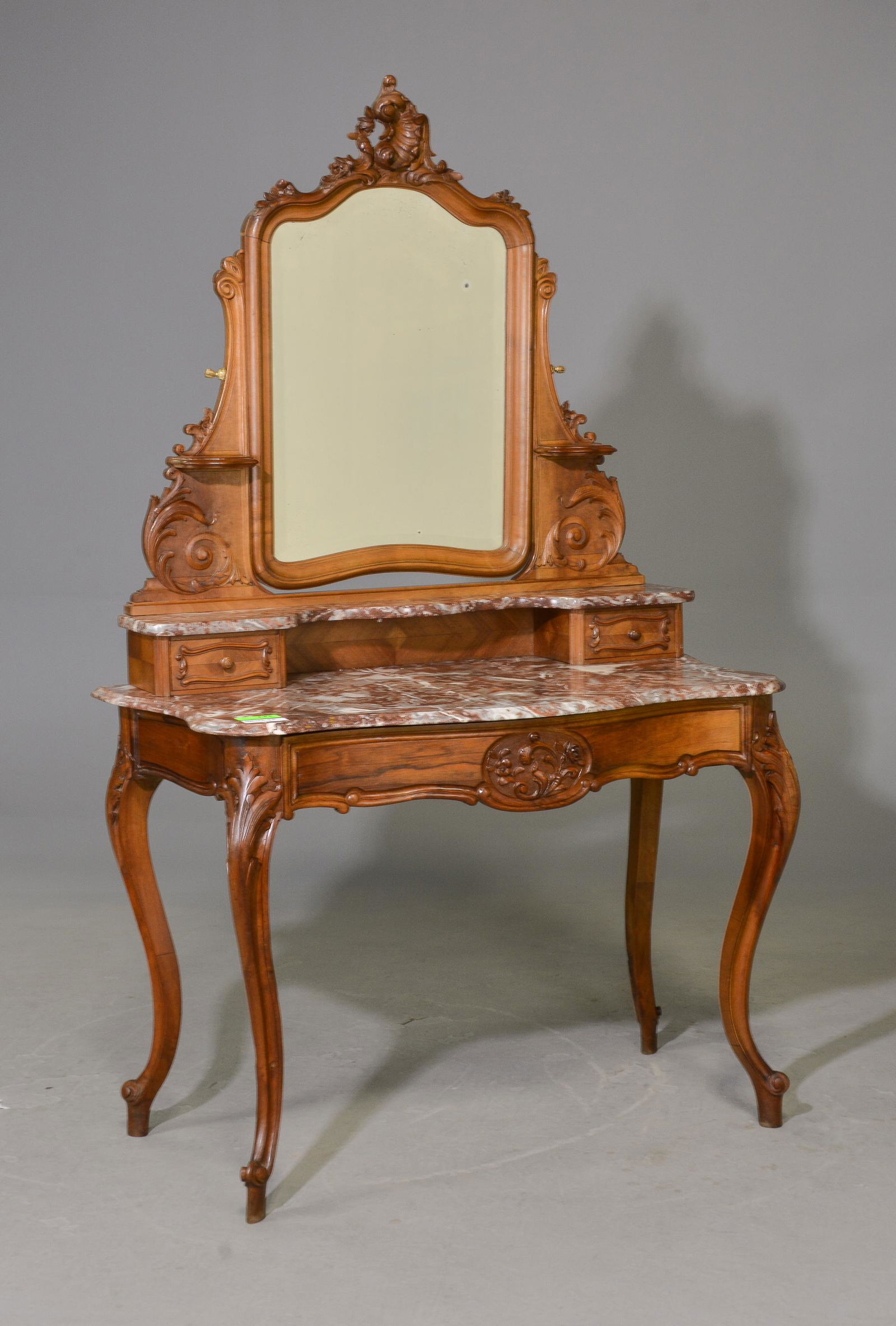 Louis XV Style Marble Top Dressing Table (1 of 6)