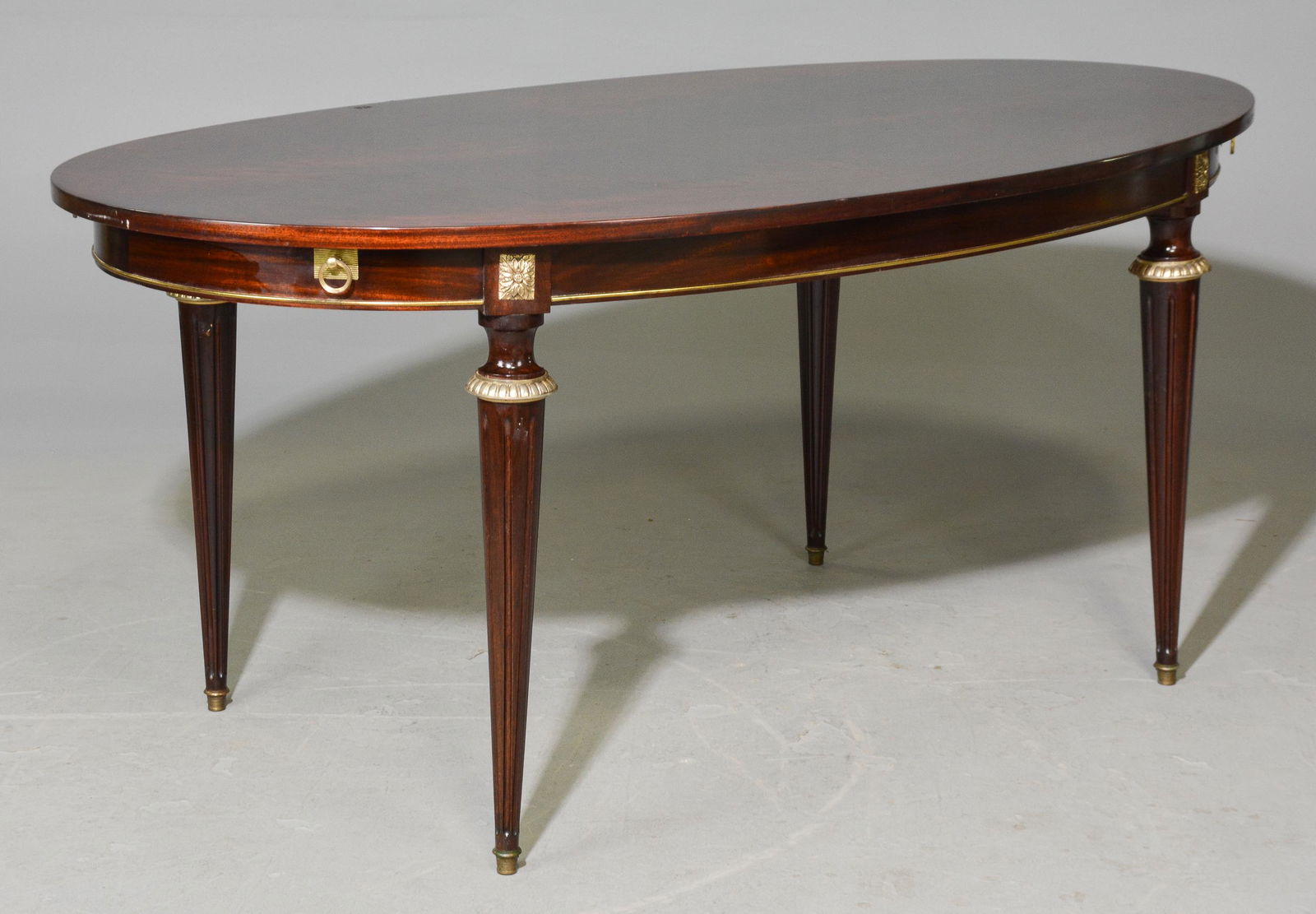 Louis XVI Style Mahogany Dining Table (1 of 7)