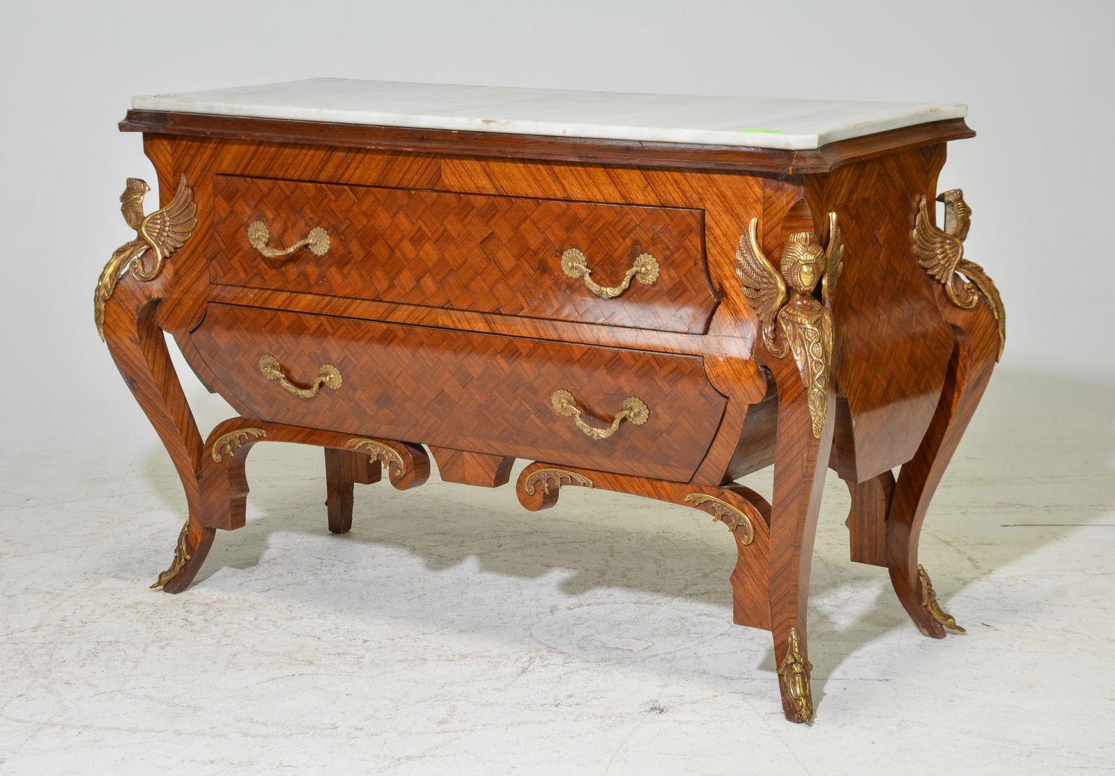 French Replica White Marble Top Commmode (1 of 6)