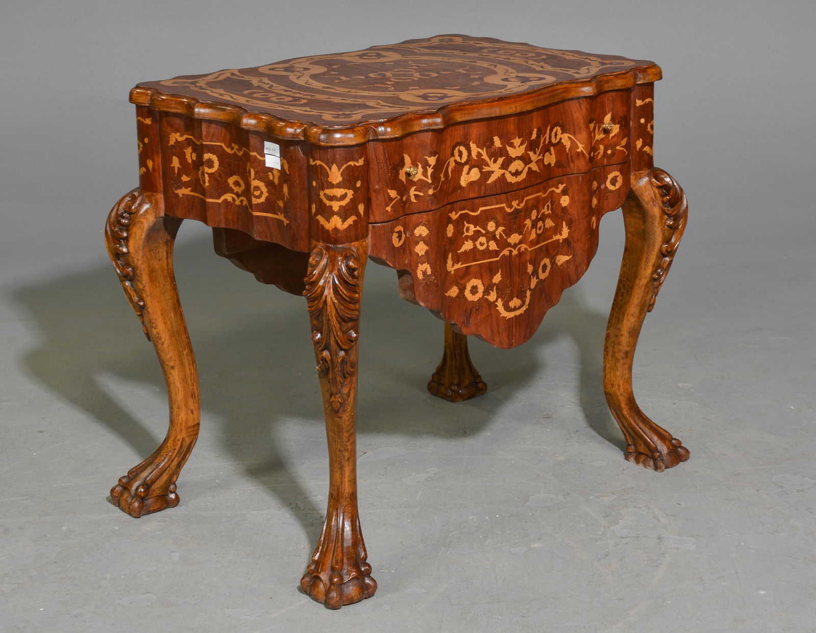 French Replica Single Drawer Occasional Table (1 of 3)