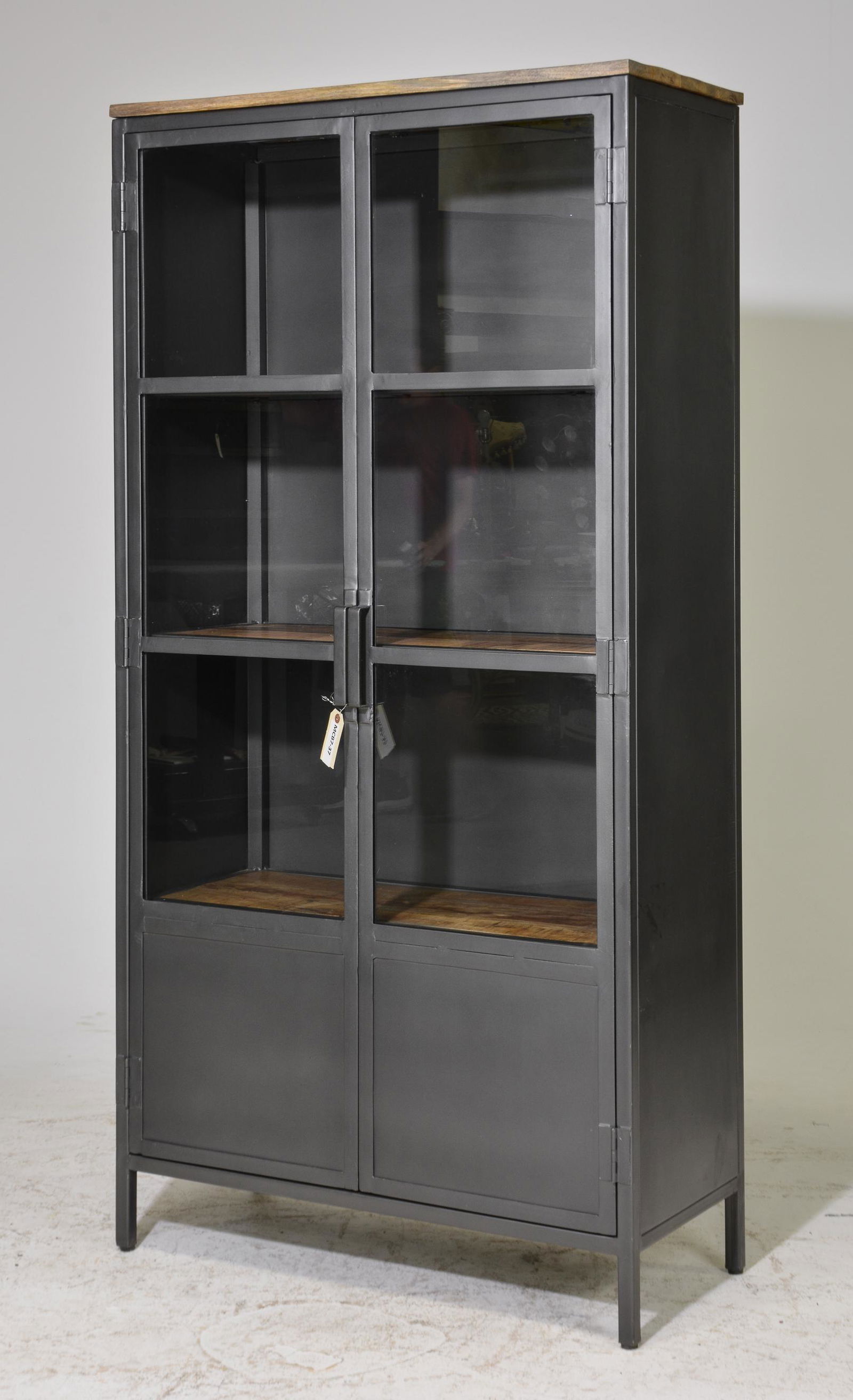 Industrial Style Metal 2 Door Cabinet (1 of 4)