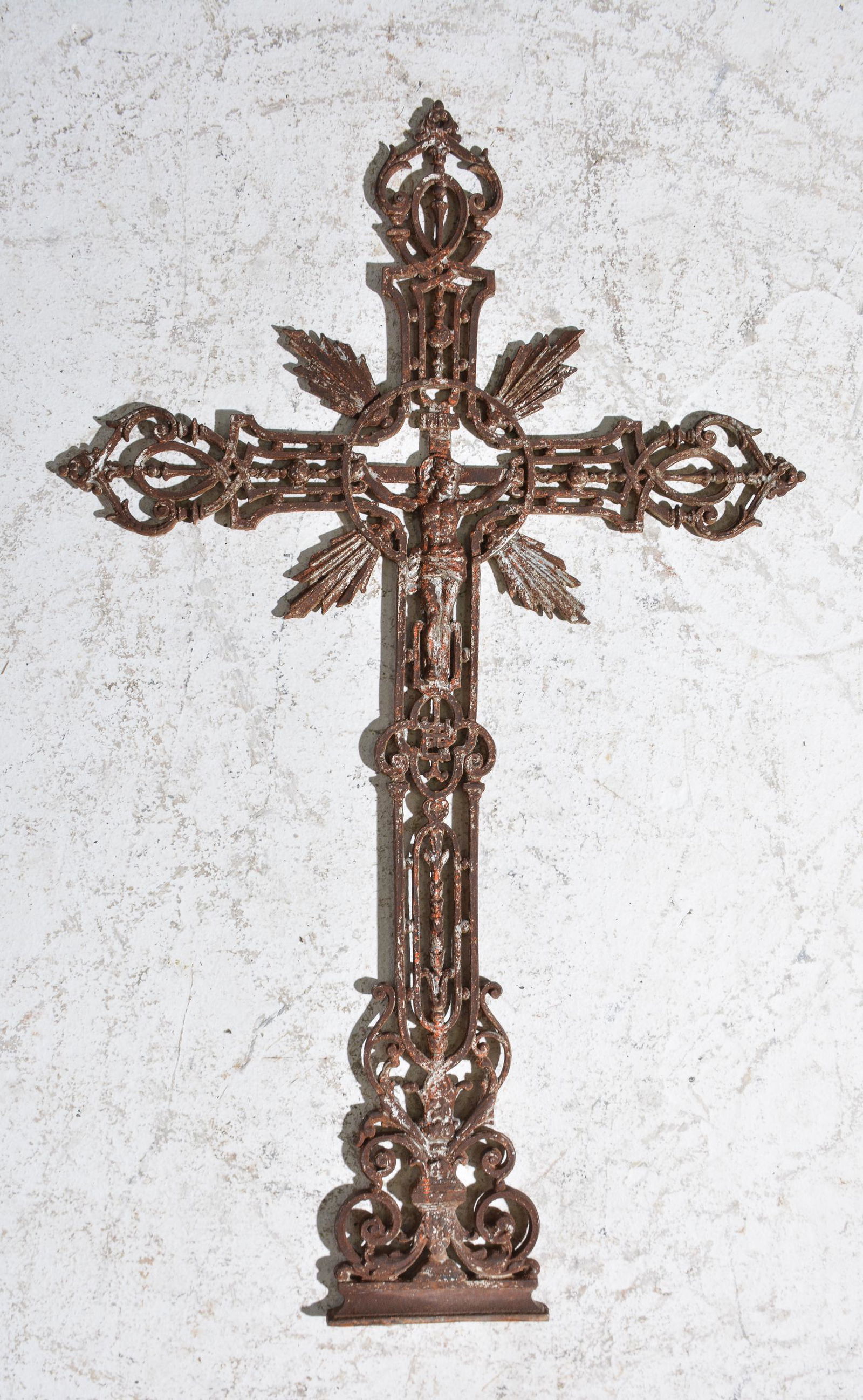 French Iron Crucifix (1 of 3)