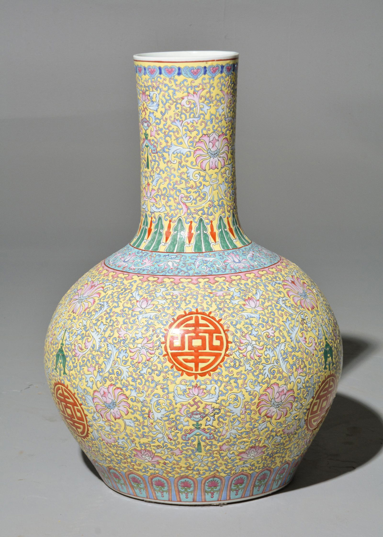 Large Asian Floor Vase (1 of 5)