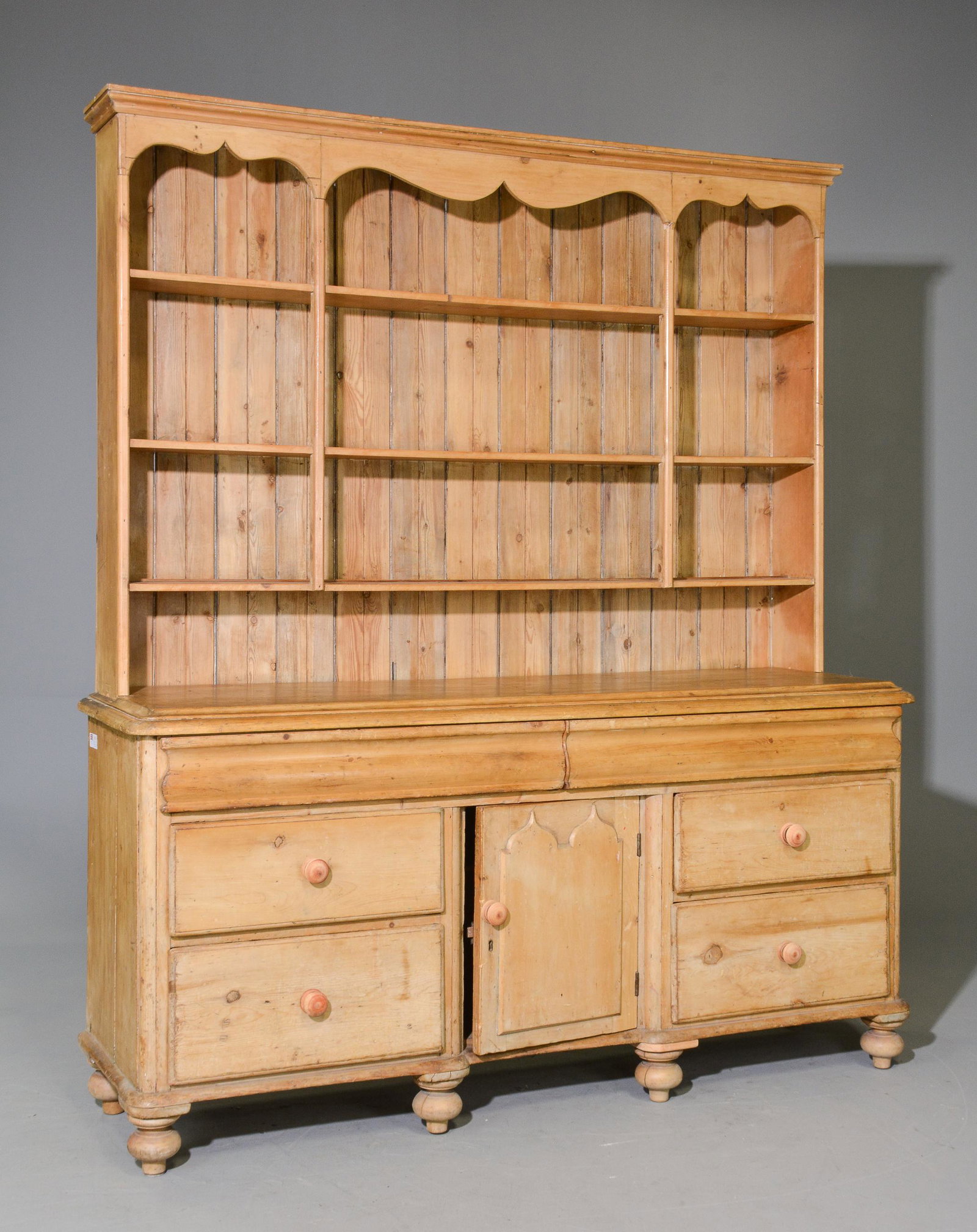 Victorian Large Pine Welsh Dresser (1 of 7)