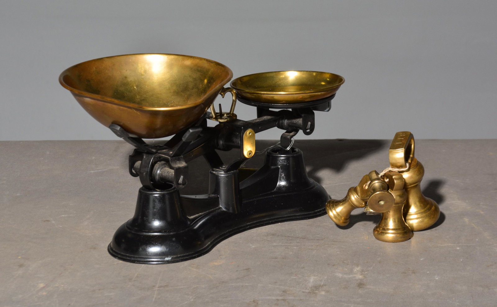 British Balance Scale with Bell Weights (1 of 3)
