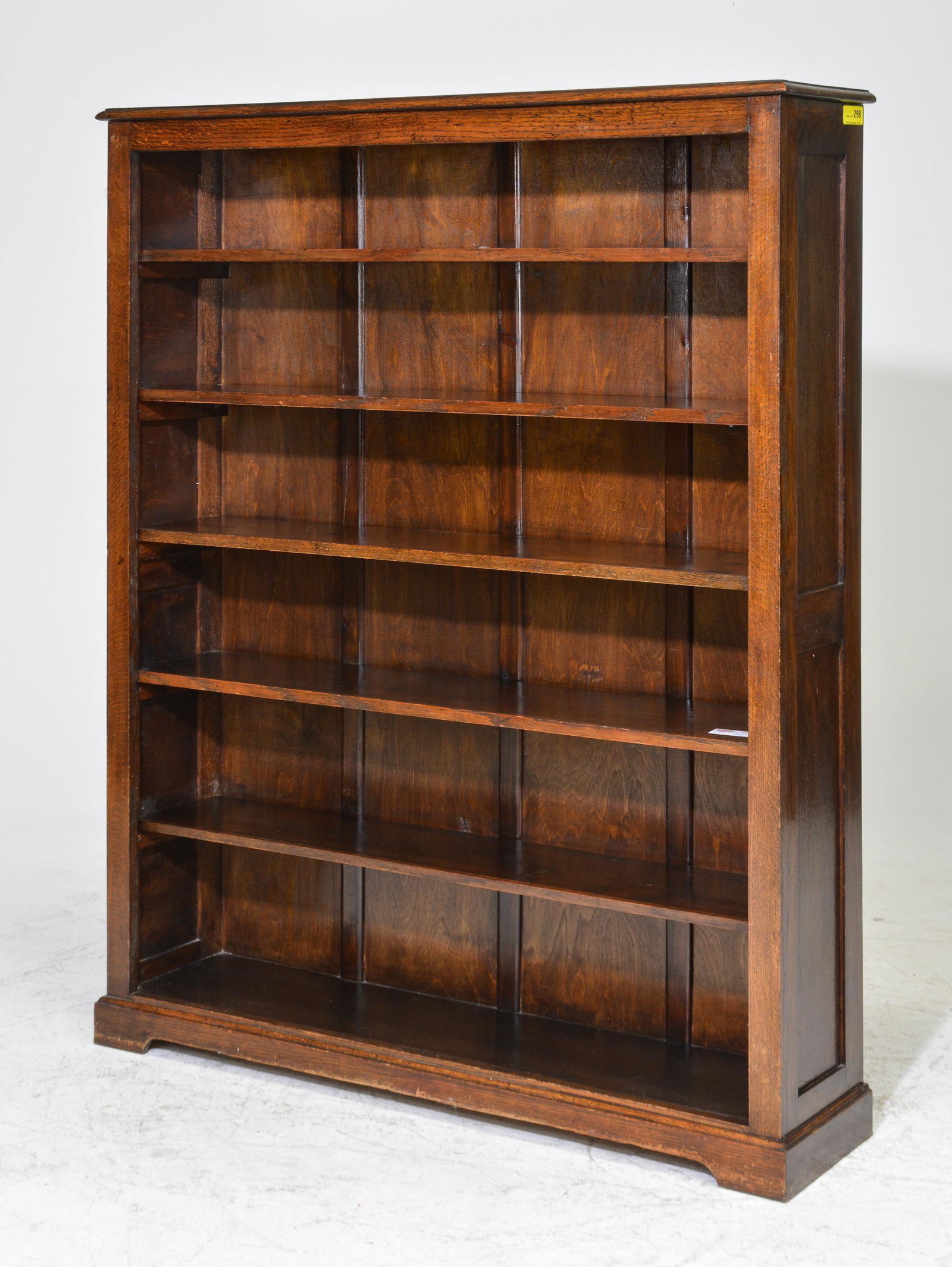 British Oak Open Bookshelf (1 of 2)